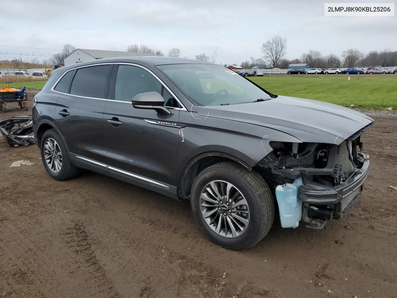 2019 Lincoln Nautilus Select VIN: 2LMPJ8K90KBL25206 Lot: 80684424