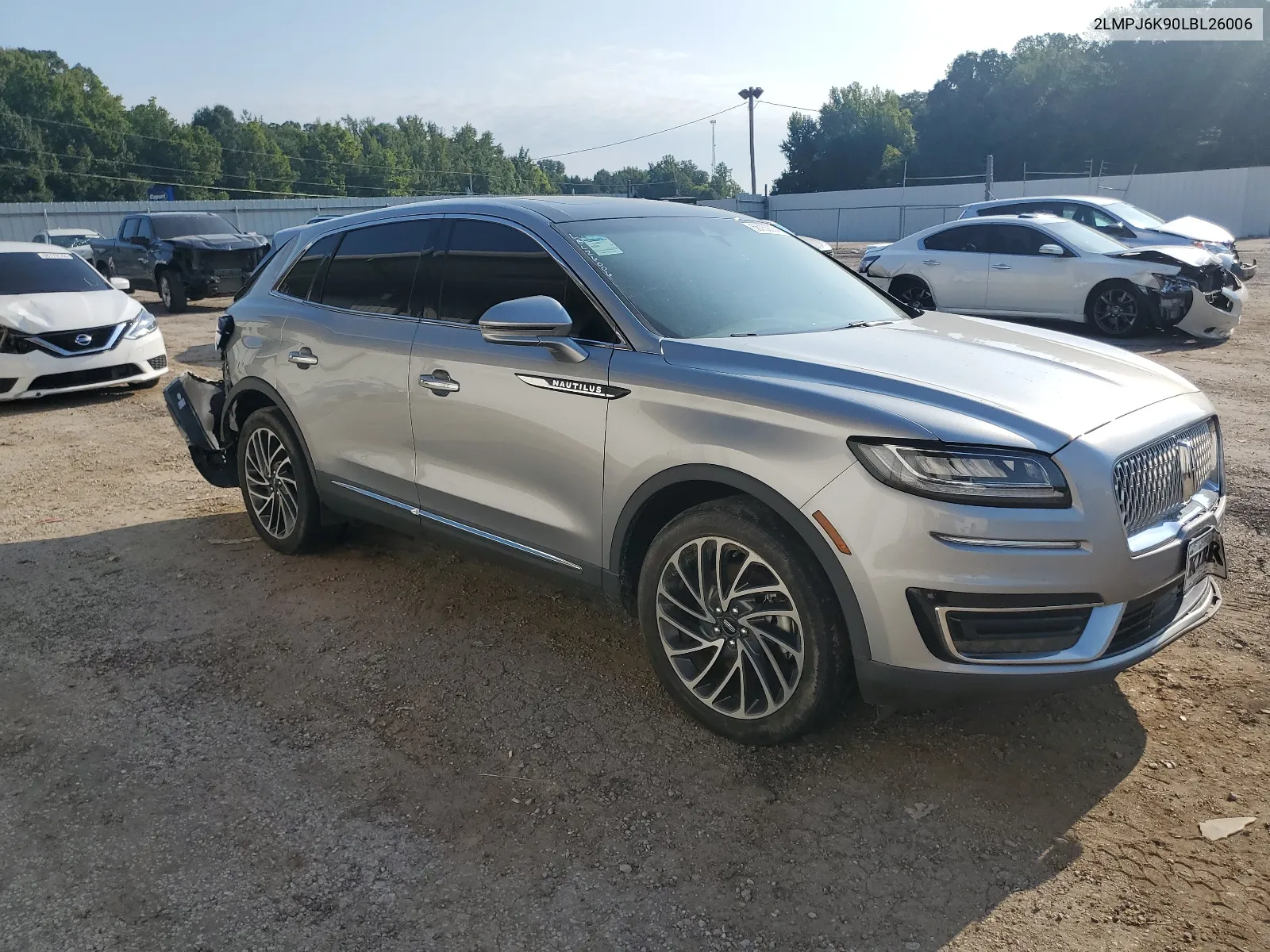 2020 Lincoln Nautilus Reserve VIN: 2LMPJ6K90LBL26006 Lot: 66153324