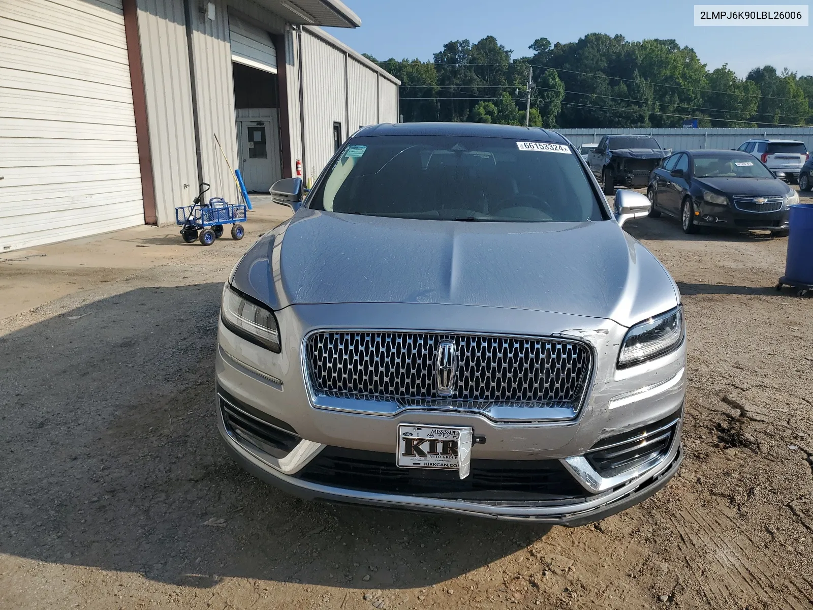 2020 Lincoln Nautilus Reserve VIN: 2LMPJ6K90LBL26006 Lot: 66153324