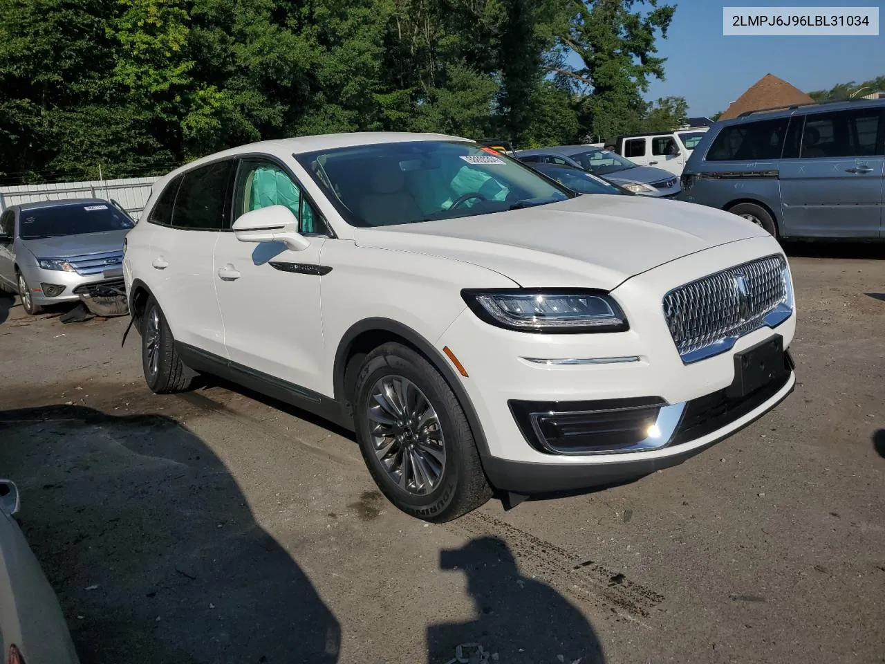 2020 Lincoln Nautilus VIN: 2LMPJ6J96LBL31034 Lot: 68655304