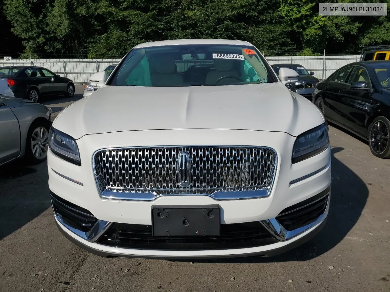 2020 Lincoln Nautilus VIN: 2LMPJ6J96LBL31034 Lot: 68655304