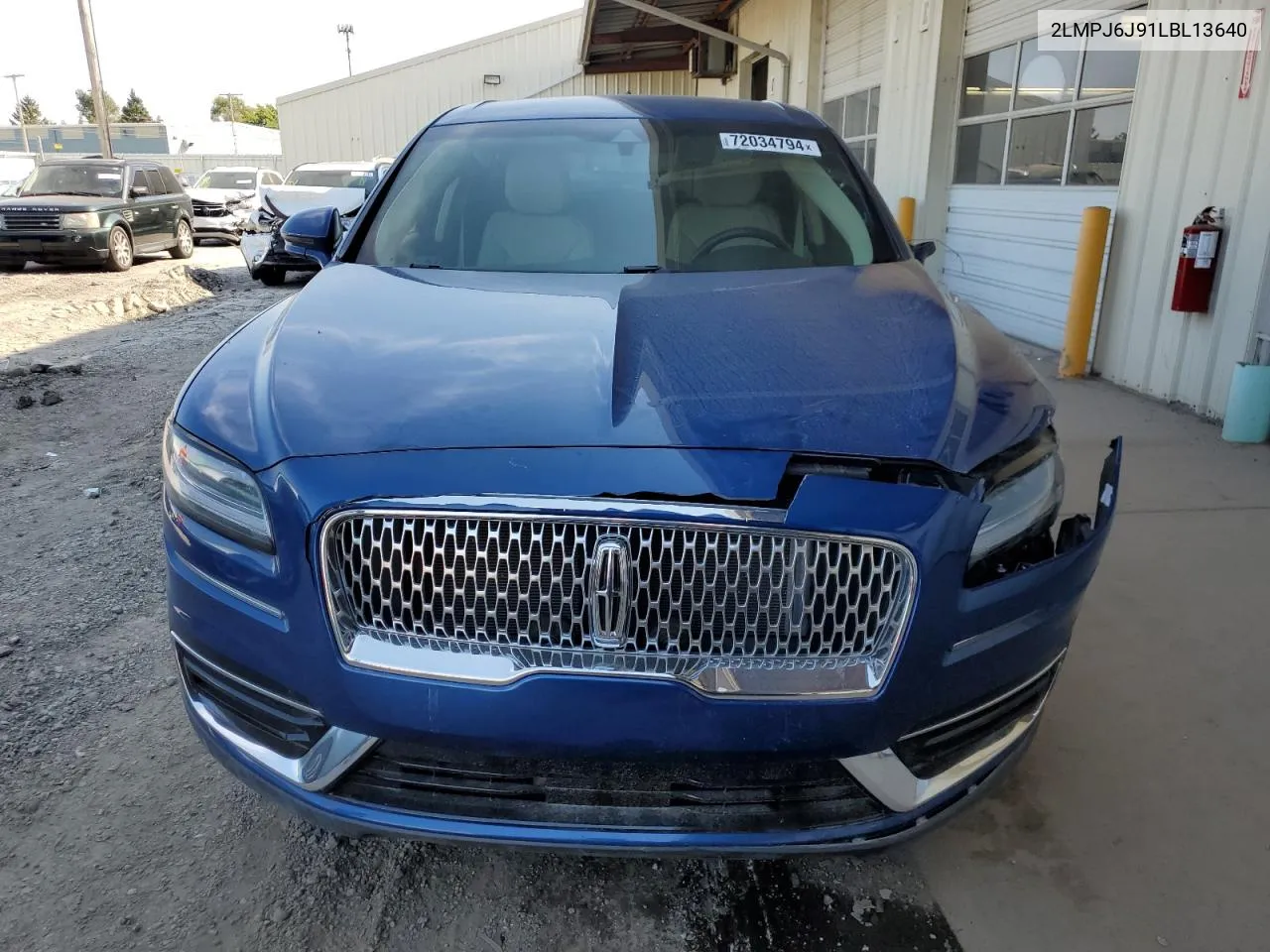 2020 Lincoln Nautilus VIN: 2LMPJ6J91LBL13640 Lot: 72034794