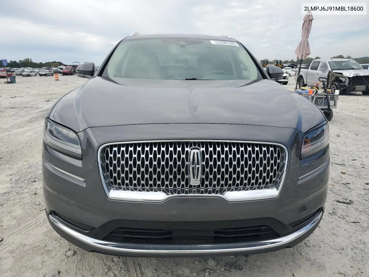 2021 Lincoln Nautilus VIN: 2LMPJ6J91MBL18600 Lot: 70998184