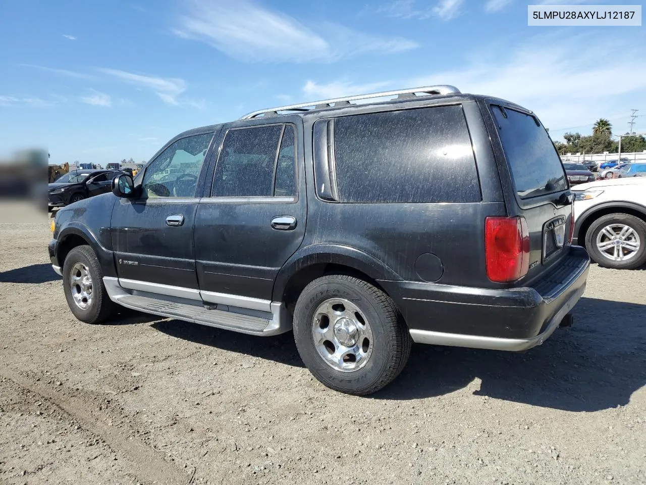 2000 Lincoln Navigator VIN: 5LMPU28AXYLJ12187 Lot: 78548604