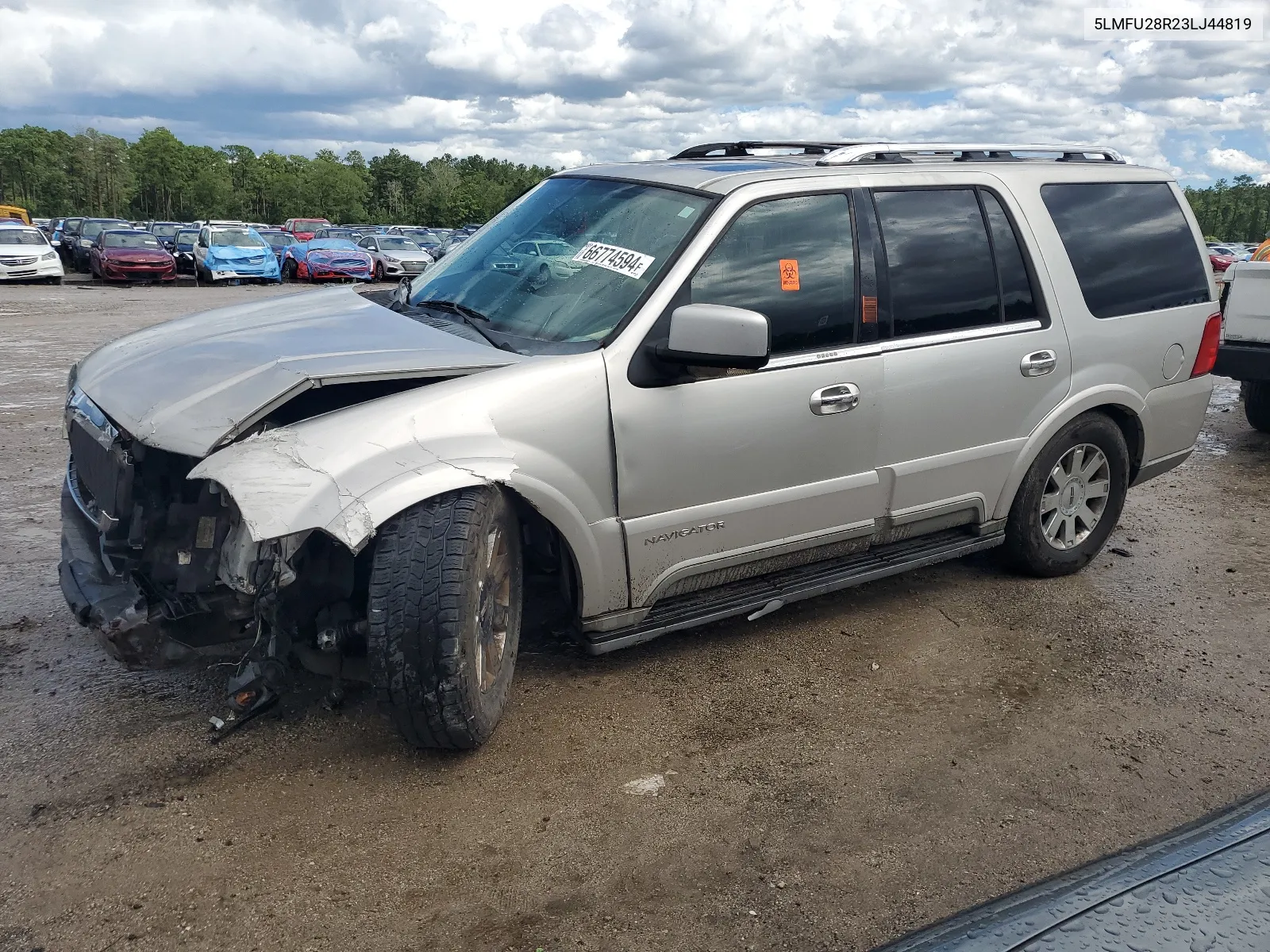 2003 Lincoln Navigator VIN: 5LMFU28R23LJ44819 Lot: 66774594