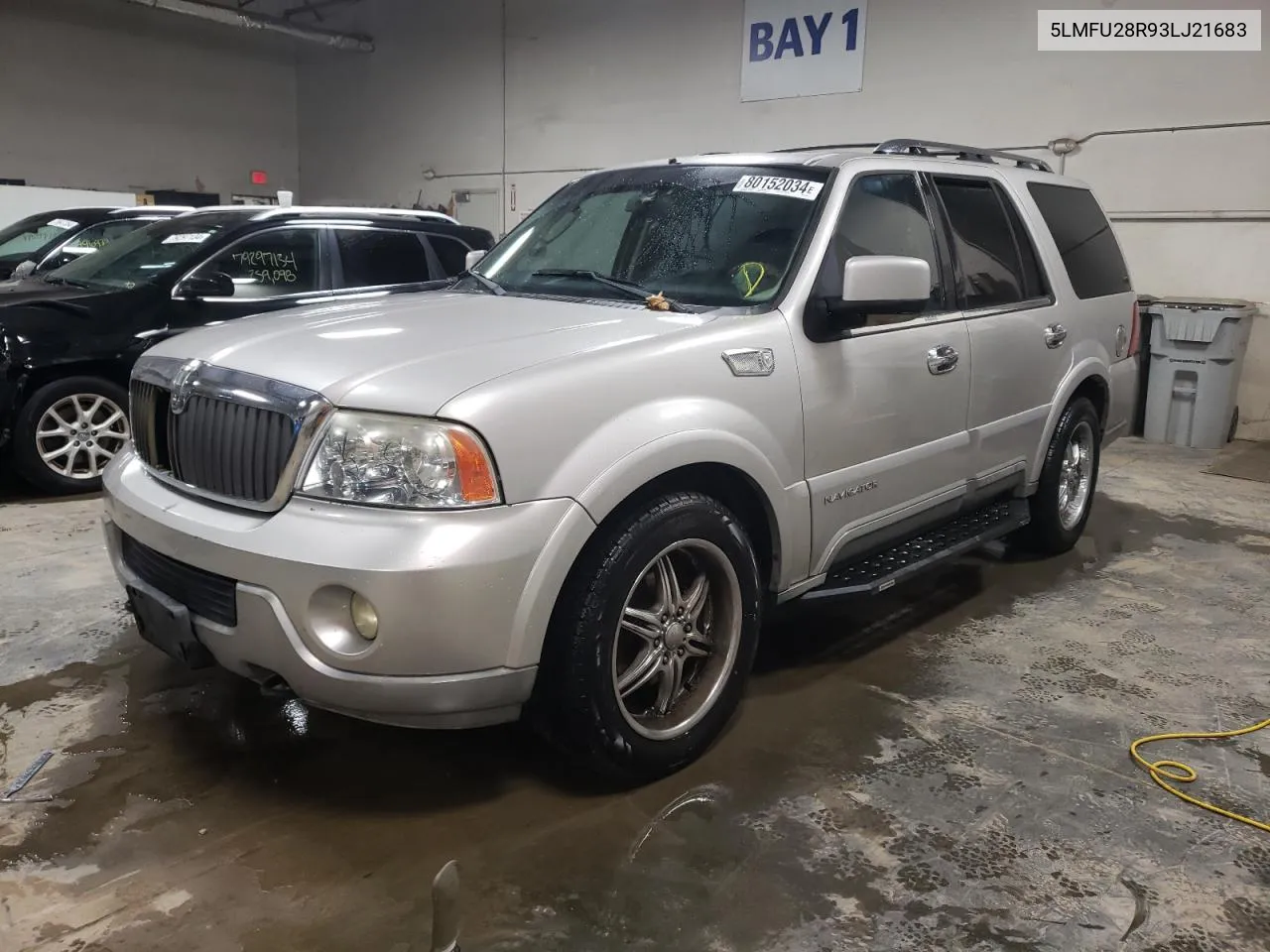 2003 Lincoln Navigator VIN: 5LMFU28R93LJ21683 Lot: 80152034