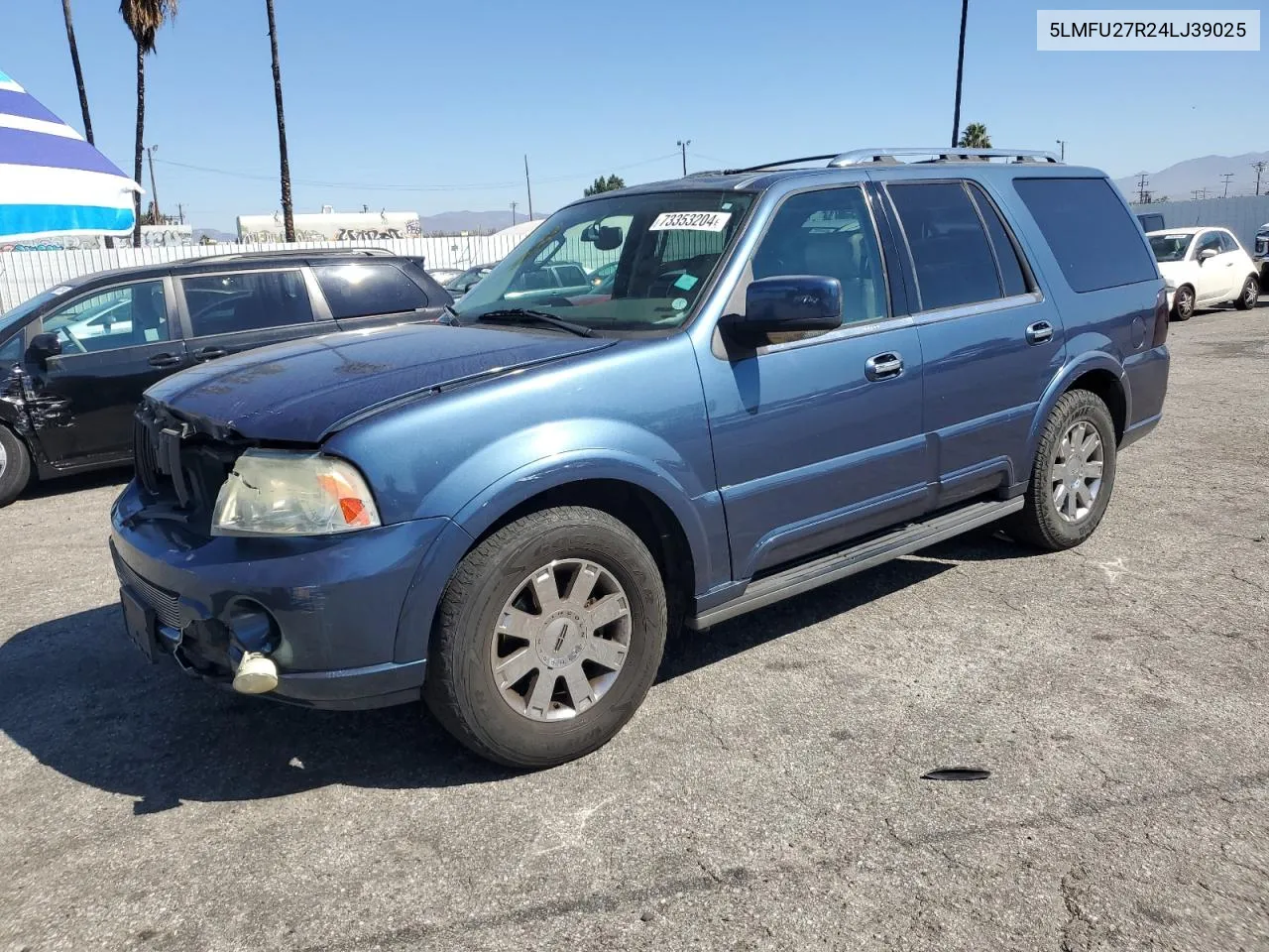 2004 Lincoln Navigator VIN: 5LMFU27R24LJ39025 Lot: 73353204