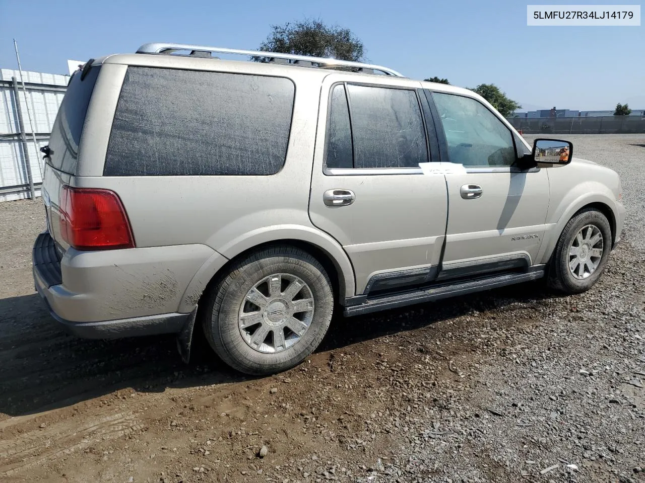 2004 Lincoln Navigator VIN: 5LMFU27R34LJ14179 Lot: 75355274