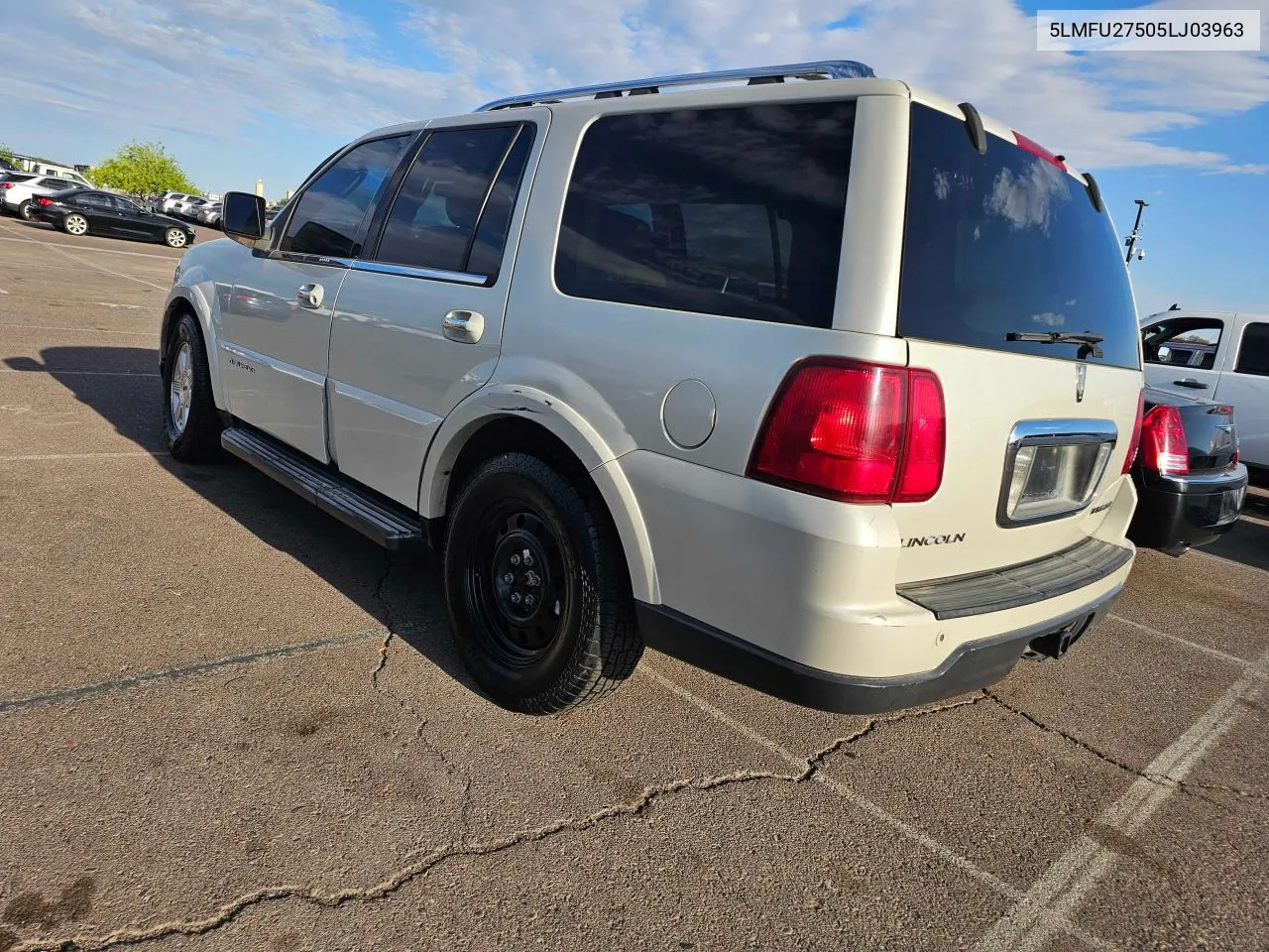 2005 Lincoln Navigator VIN: 5LMFU27505LJ03963 Lot: 70727364