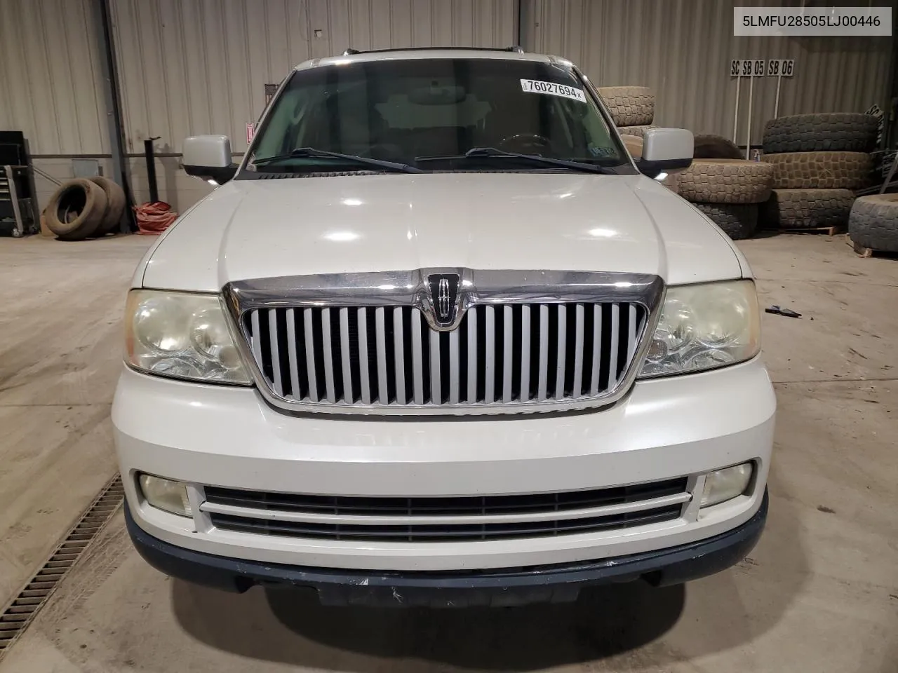 2005 Lincoln Navigator VIN: 5LMFU28505LJ00446 Lot: 76027694