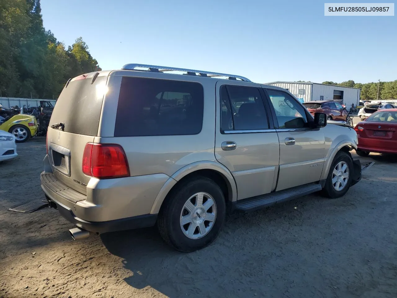 2005 Lincoln Navigator VIN: 5LMFU28505LJ09857 Lot: 76108544