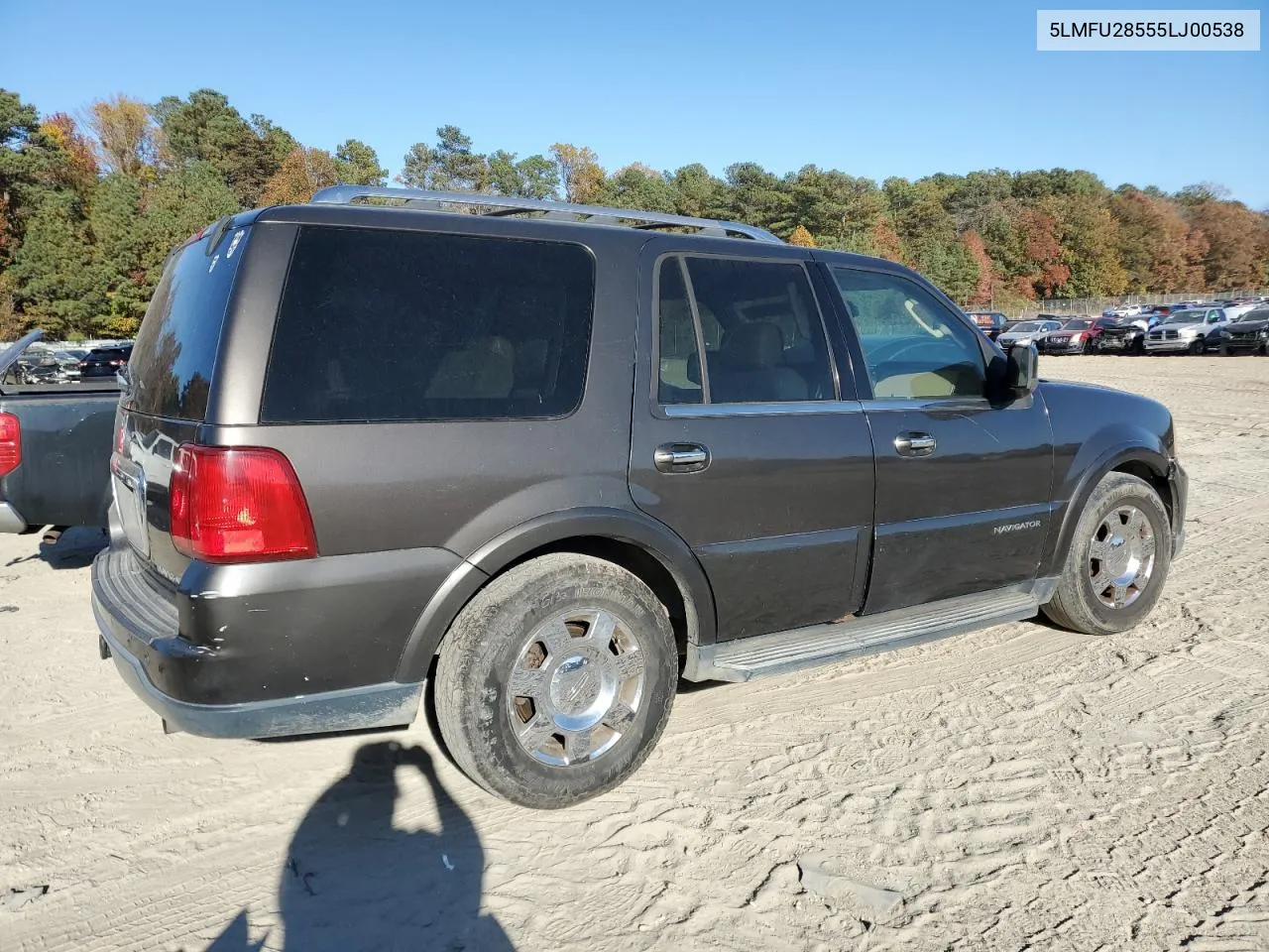 2005 Lincoln Navigator VIN: 5LMFU28555LJ00538 Lot: 78128474