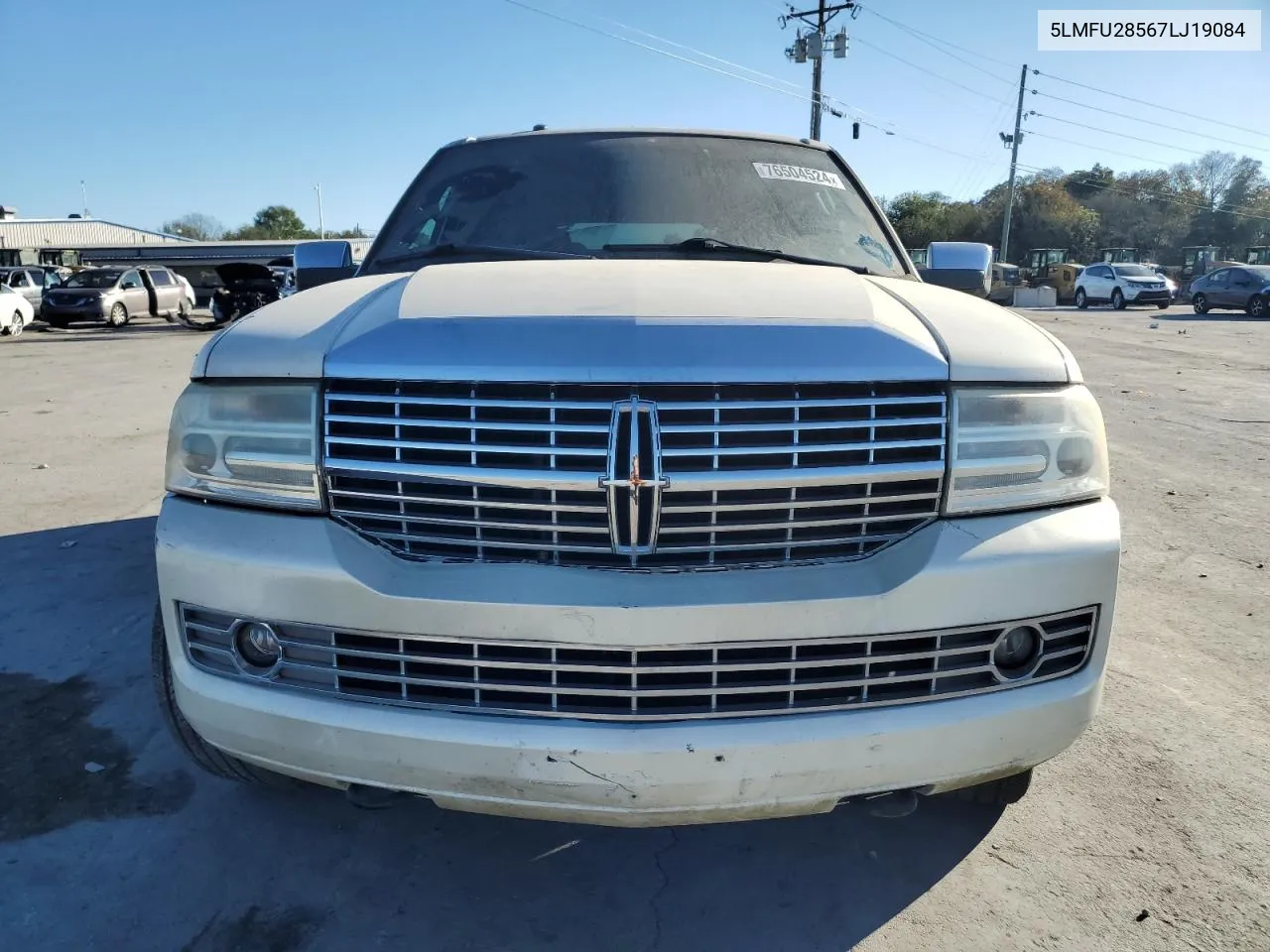 2007 Lincoln Navigator VIN: 5LMFU28567LJ19084 Lot: 76504524