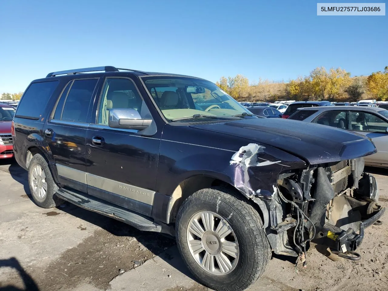 2007 Lincoln Navigator VIN: 5LMFU27577LJ03686 Lot: 76839444