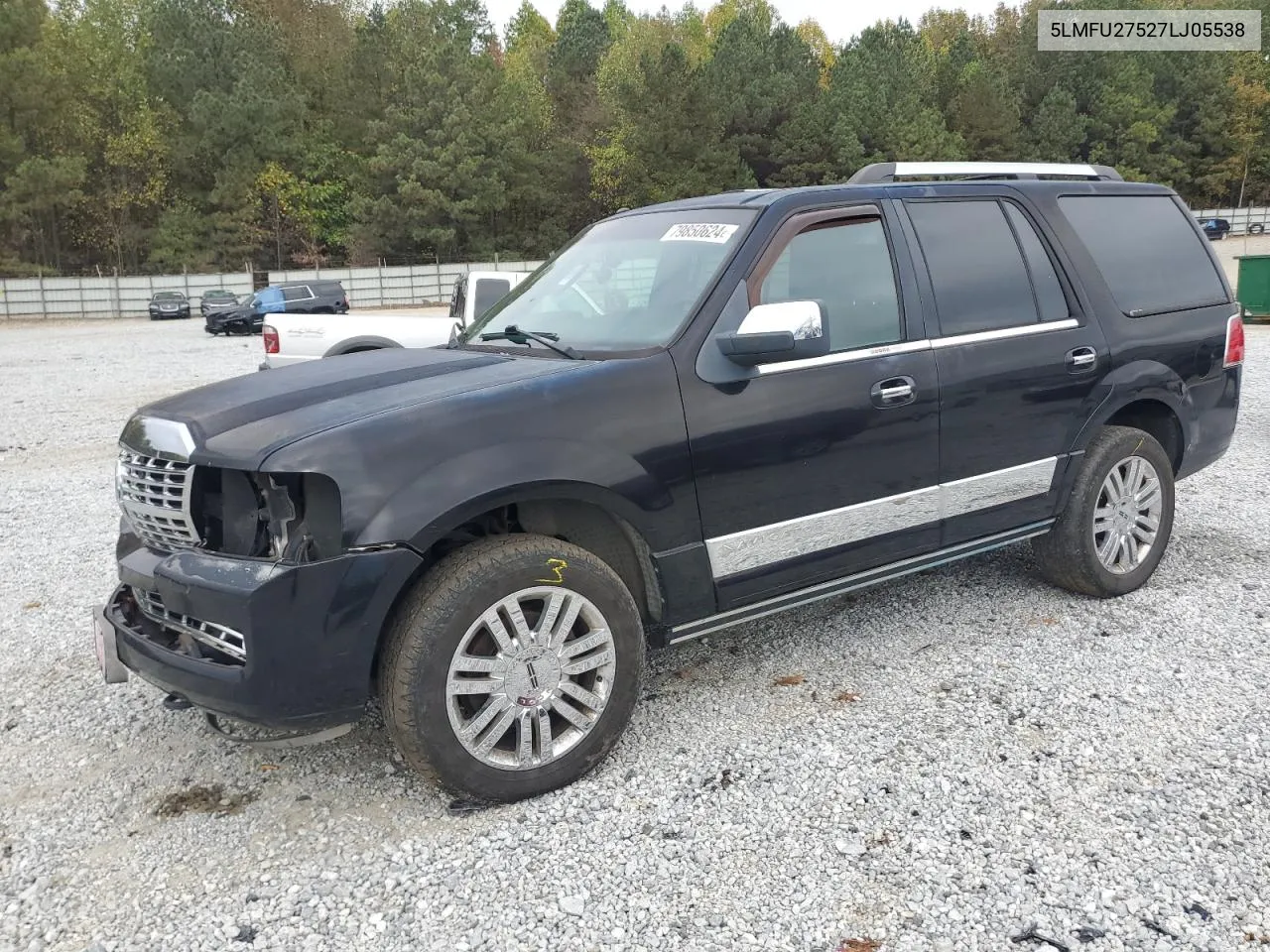 2007 Lincoln Navigator VIN: 5LMFU27527LJ05538 Lot: 79850624