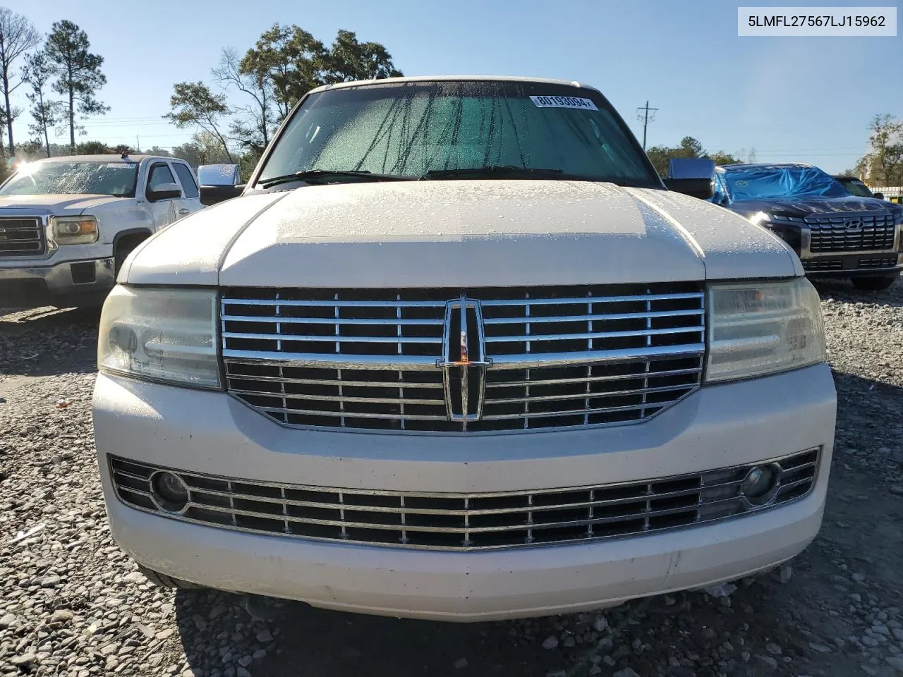 2007 Lincoln Navigator L VIN: 5LMFL27567LJ15962 Lot: 80193094