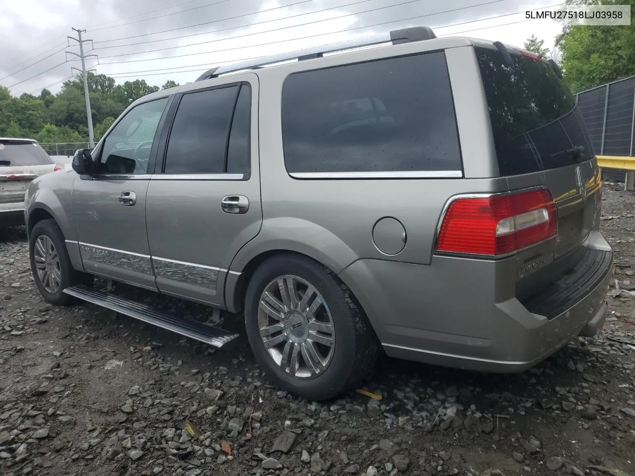 2008 Lincoln Navigator VIN: 5LMFU27518LJ03958 Lot: 62988654