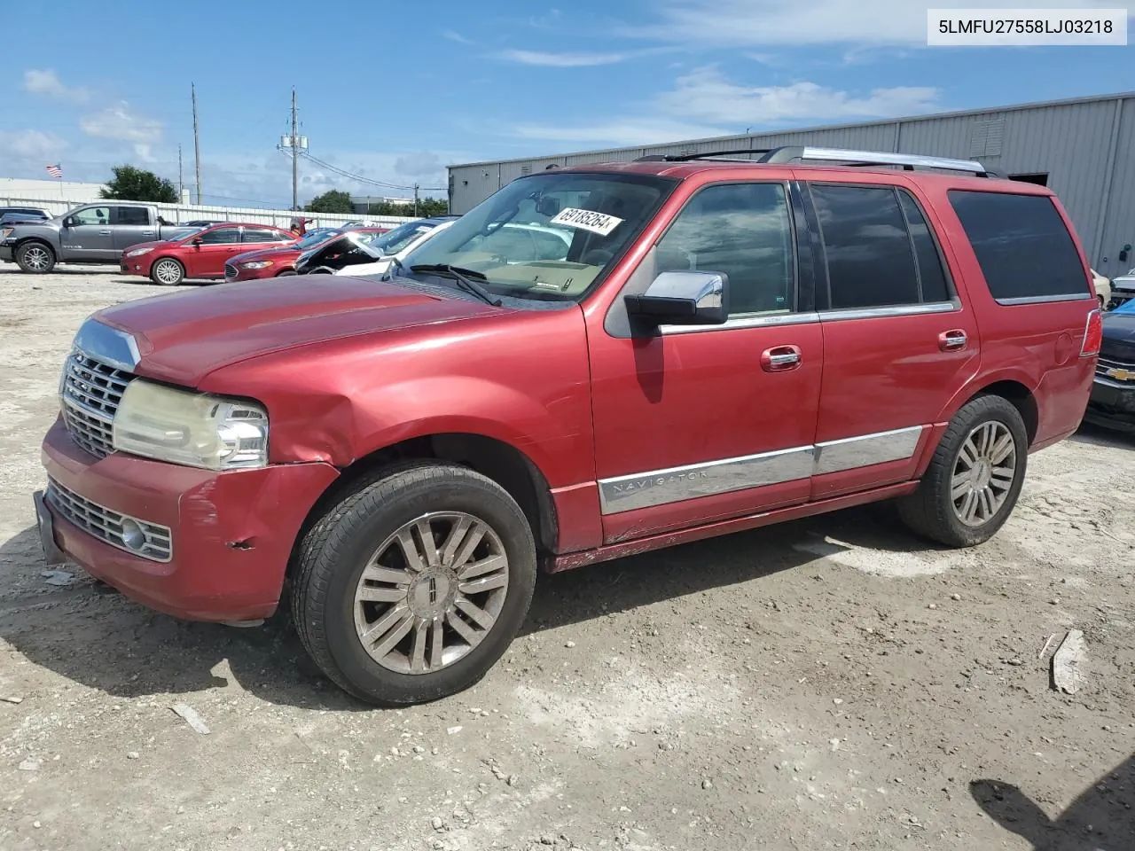 2008 Lincoln Navigator VIN: 5LMFU27558LJ03218 Lot: 69185264