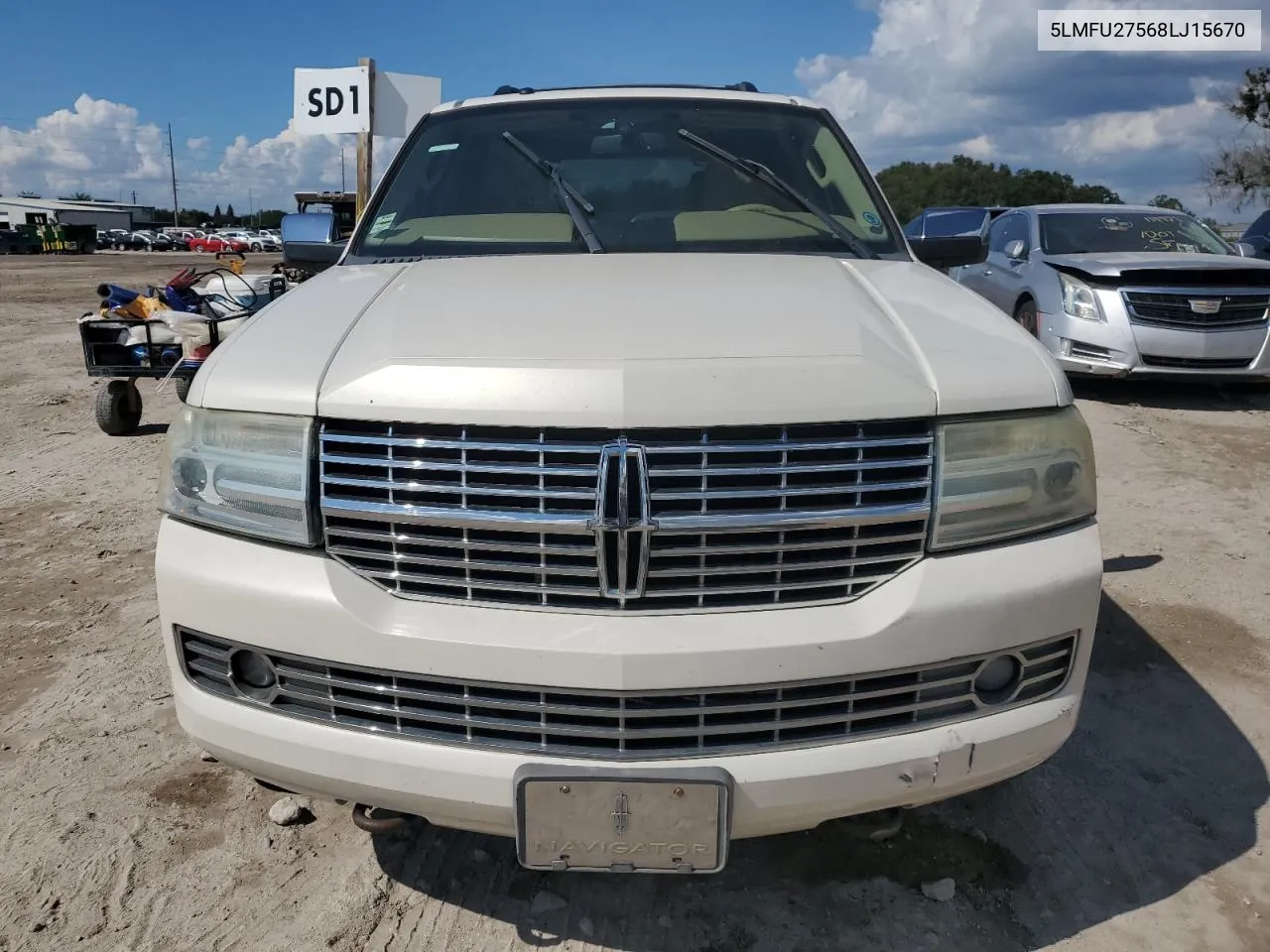 2008 Lincoln Navigator VIN: 5LMFU27568LJ15670 Lot: 73881244