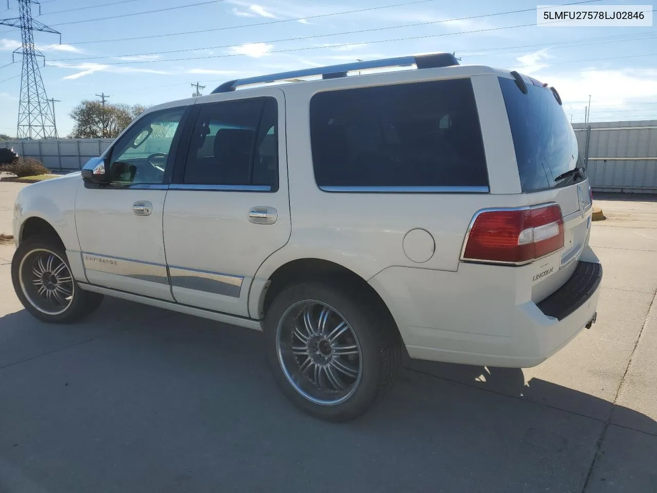 2008 Lincoln Navigator VIN: 5LMFU27578LJ02846 Lot: 80276374