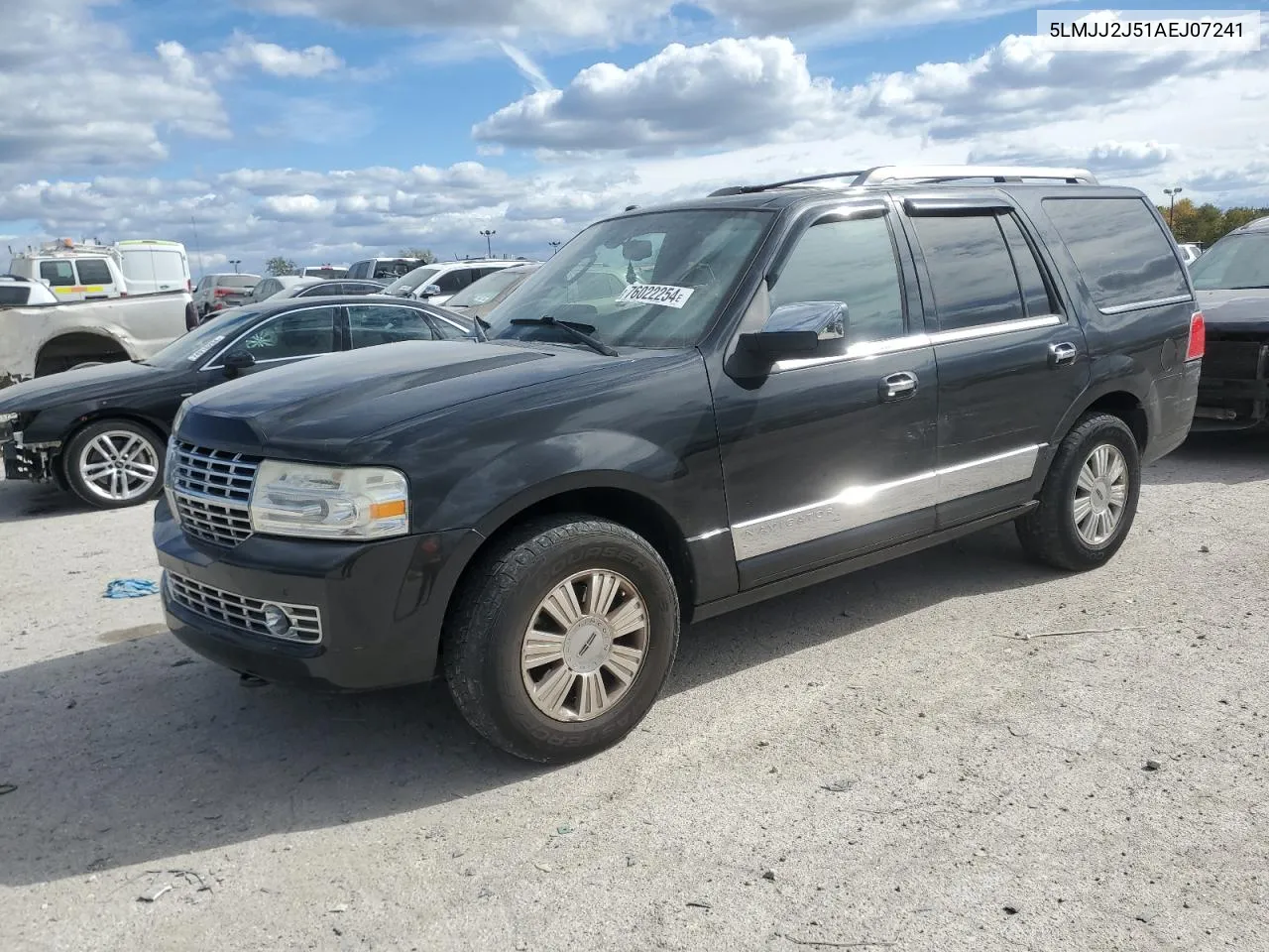 2010 Lincoln Navigator VIN: 5LMJJ2J51AEJ07241 Lot: 76022254