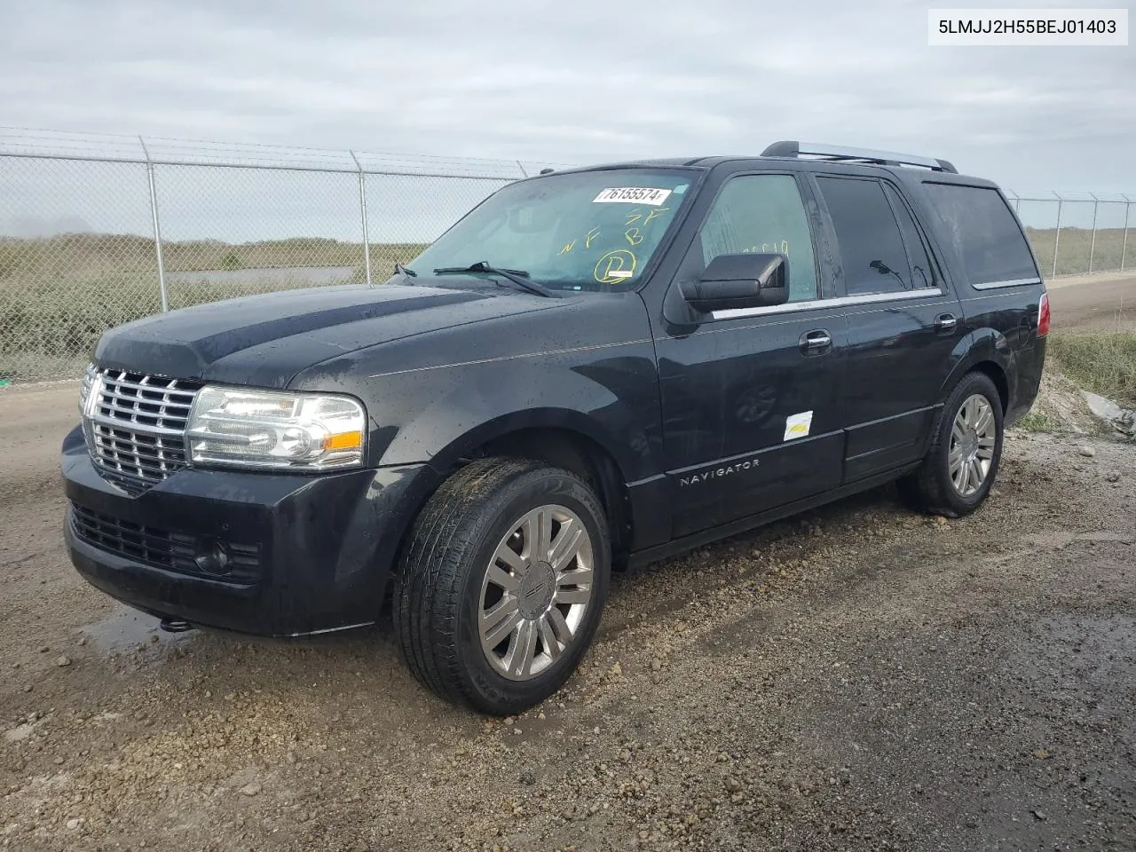 2011 Lincoln Navigator VIN: 5LMJJ2H55BEJ01403 Lot: 76155574