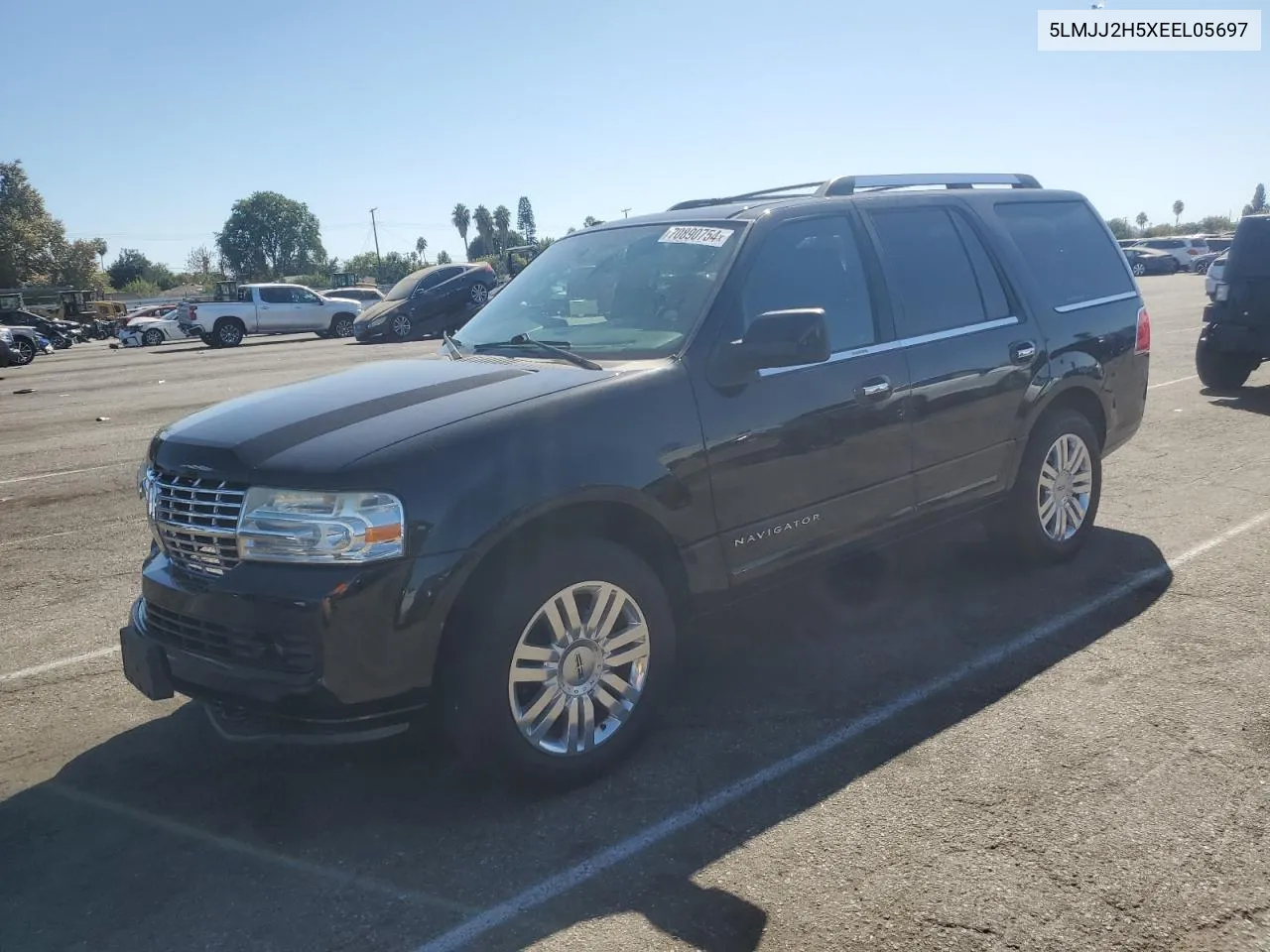 2014 Lincoln Navigator VIN: 5LMJJ2H5XEEL05697 Lot: 70890754