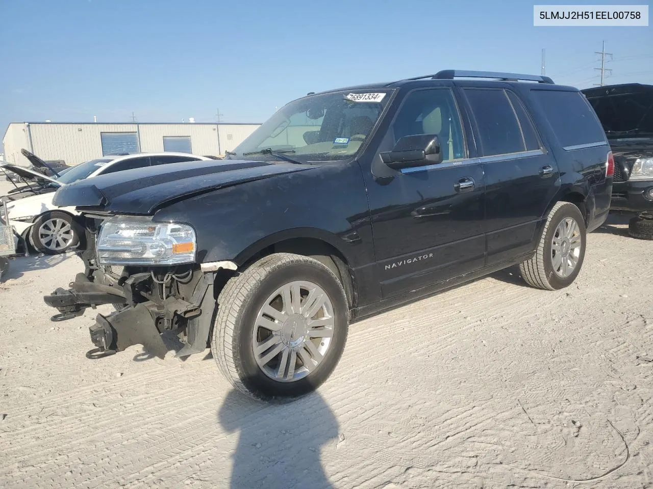 2014 Lincoln Navigator VIN: 5LMJJ2H51EEL00758 Lot: 76891334