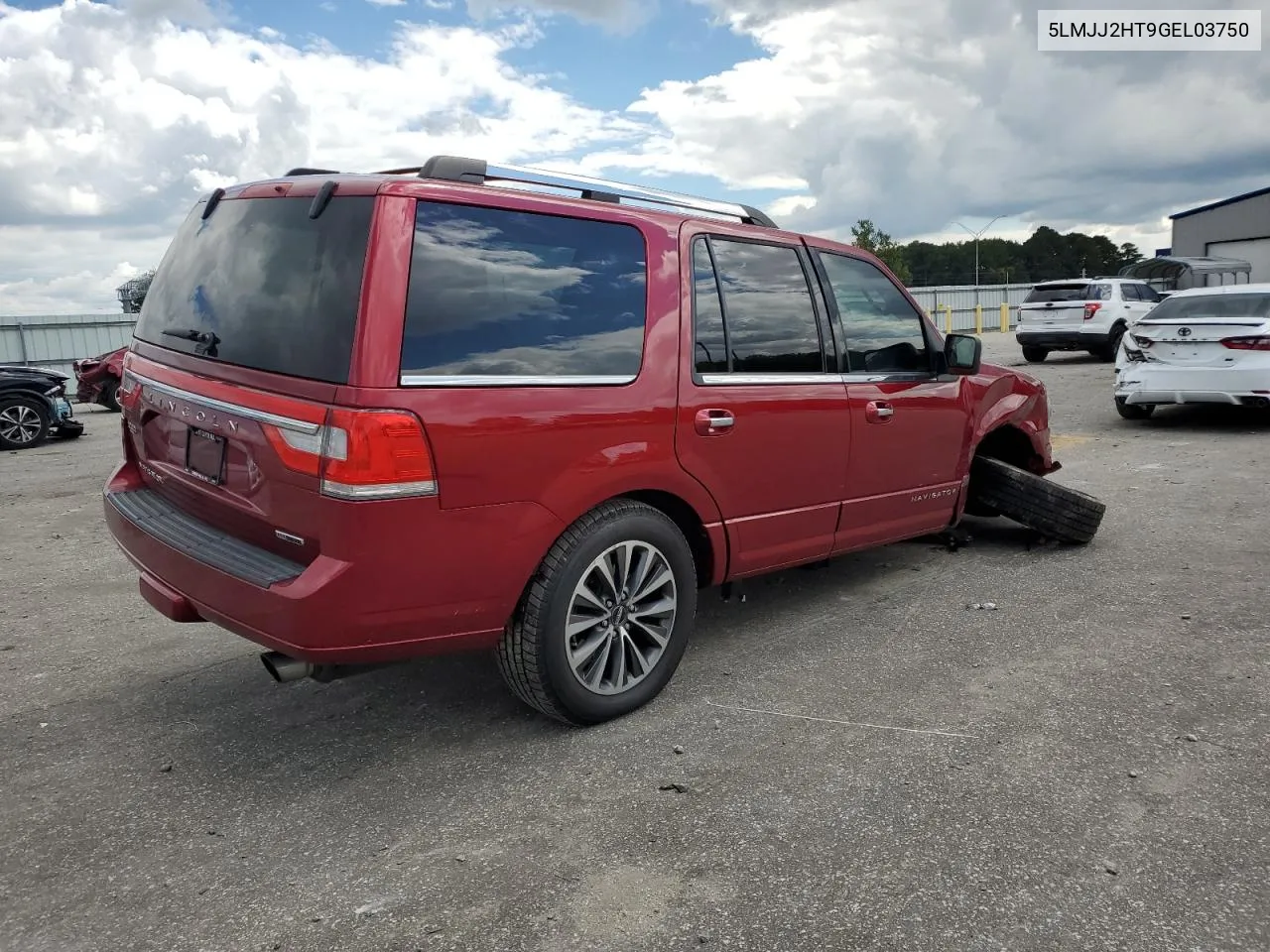 2016 Lincoln Navigator Select VIN: 5LMJJ2HT9GEL03750 Lot: 72502754