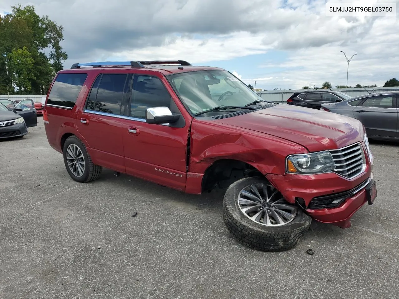 2016 Lincoln Navigator Select VIN: 5LMJJ2HT9GEL03750 Lot: 72502754