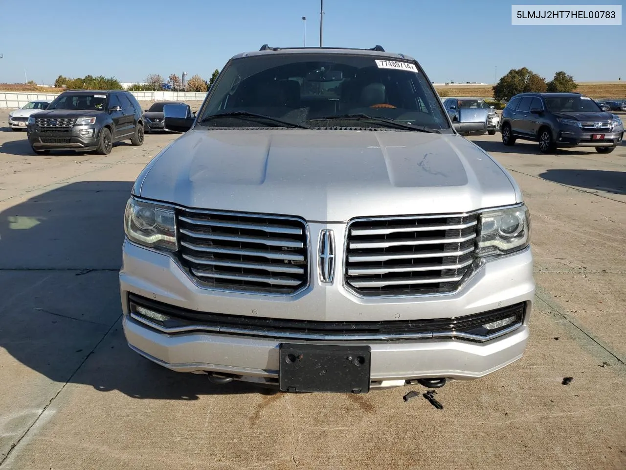 2017 Lincoln Navigator Select VIN: 5LMJJ2HT7HEL00783 Lot: 77489714