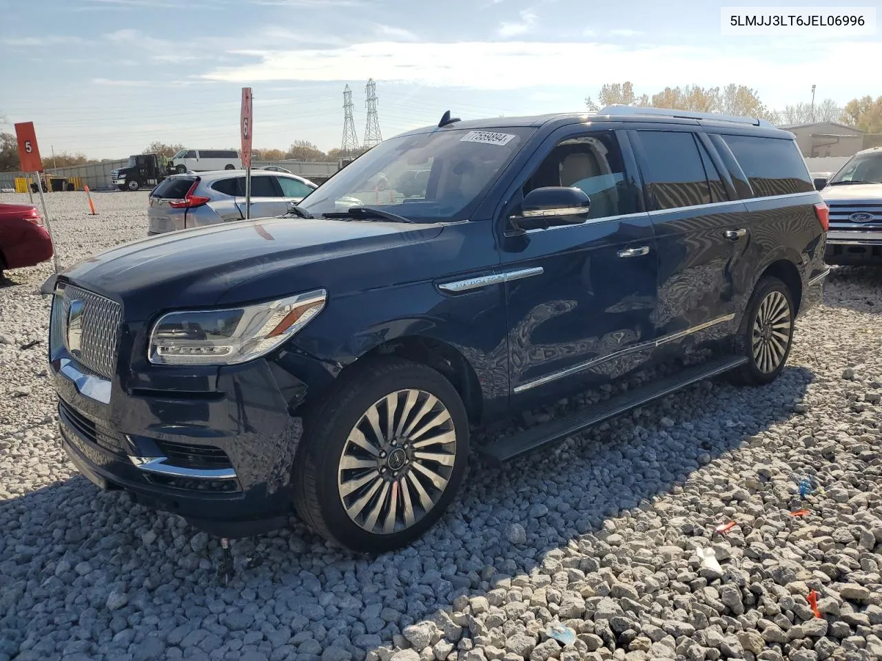 2018 Lincoln Navigator L Reserve VIN: 5LMJJ3LT6JEL06996 Lot: 77559894