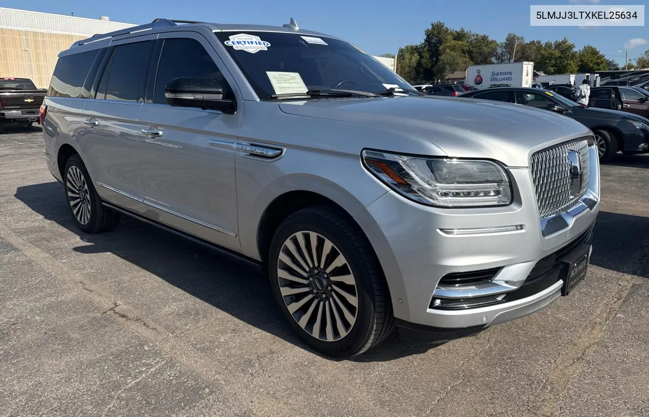 2019 Lincoln Navigator L Reserve VIN: 5LMJJ3LTXKEL25634 Lot: 80078824