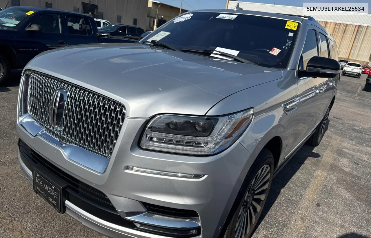 2019 Lincoln Navigator L Reserve VIN: 5LMJJ3LTXKEL25634 Lot: 80078824