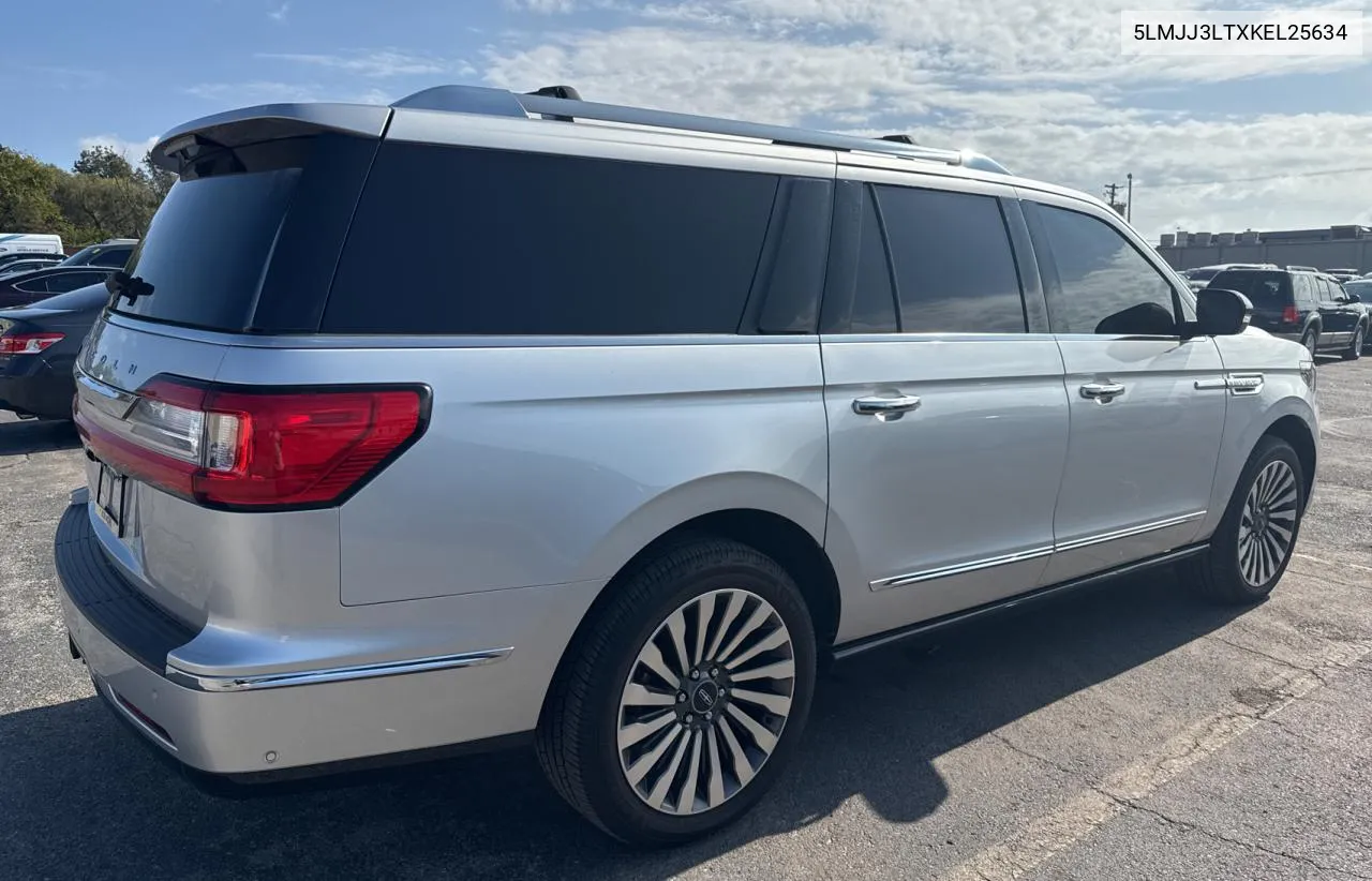 2019 Lincoln Navigator L Reserve VIN: 5LMJJ3LTXKEL25634 Lot: 80078824