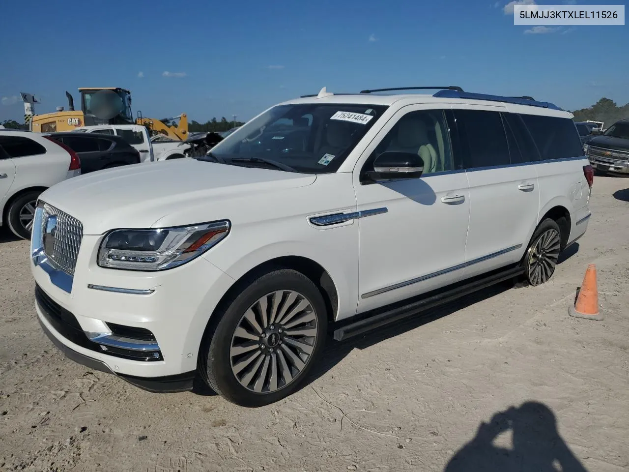 2020 Lincoln Navigator L Reserve VIN: 5LMJJ3KTXLEL11526 Lot: 75241484