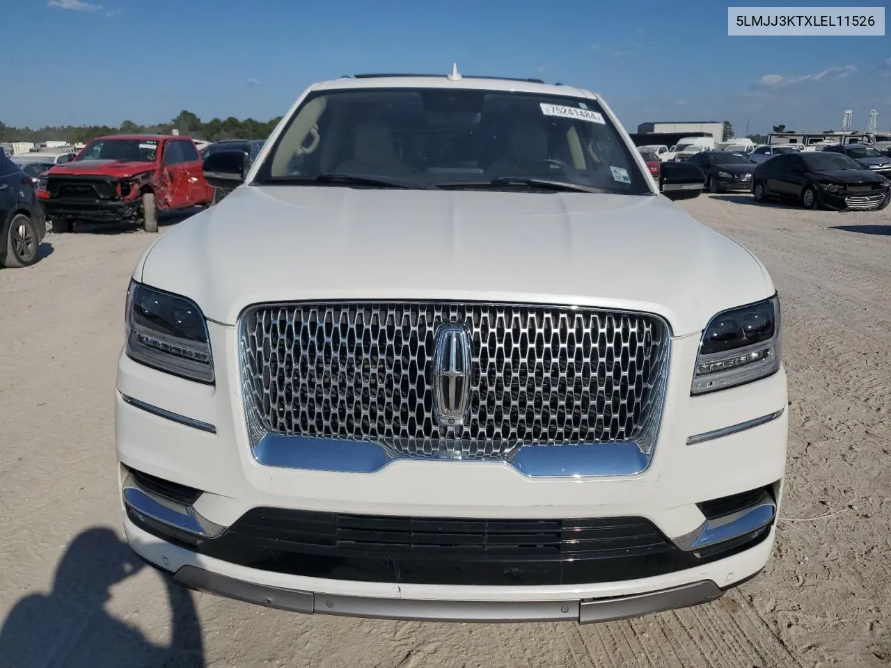 2020 Lincoln Navigator L Reserve VIN: 5LMJJ3KTXLEL11526 Lot: 75241484