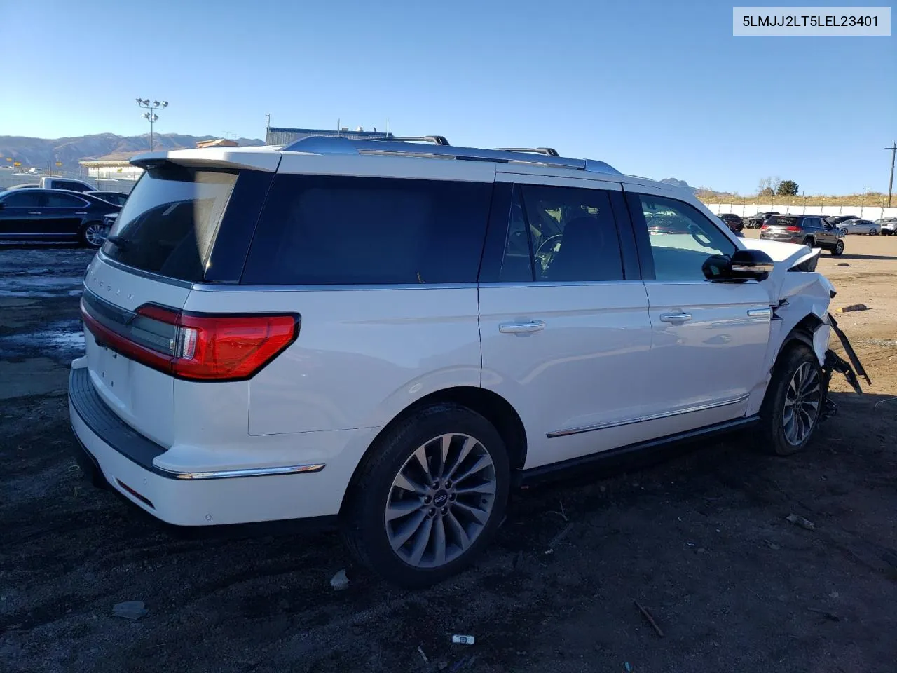 2020 Lincoln Navigator Reserve VIN: 5LMJJ2LT5LEL23401 Lot: 80957404