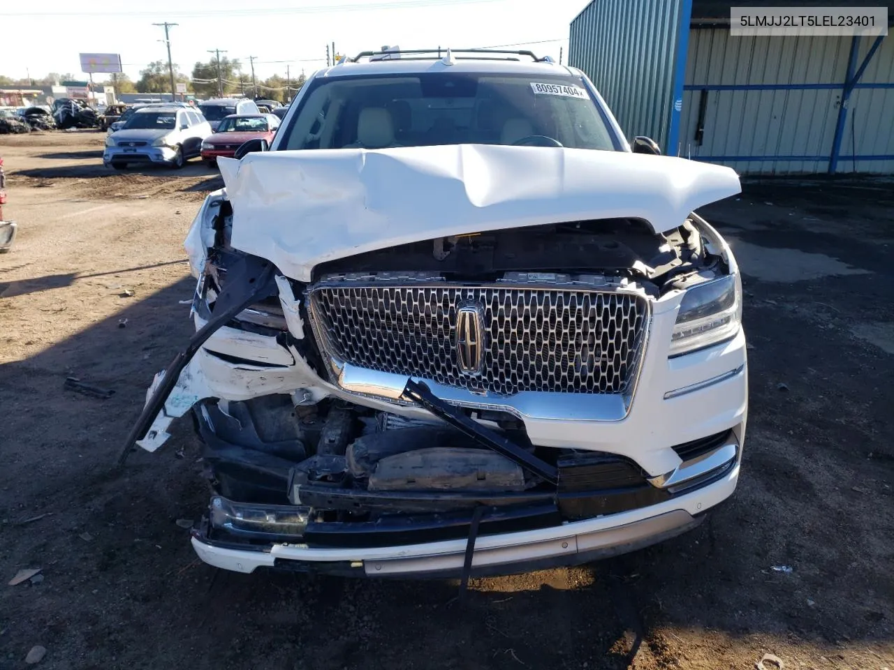 2020 Lincoln Navigator Reserve VIN: 5LMJJ2LT5LEL23401 Lot: 80957404