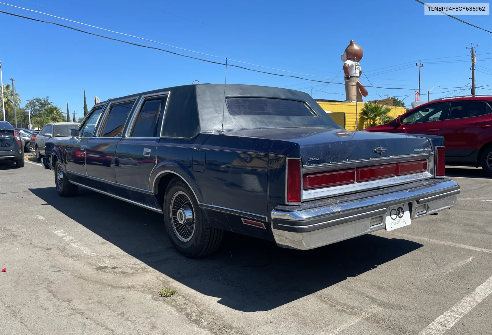 1982 Lincoln Town Car VIN: 1LNBP94F8CY635962 Lot: 68755064