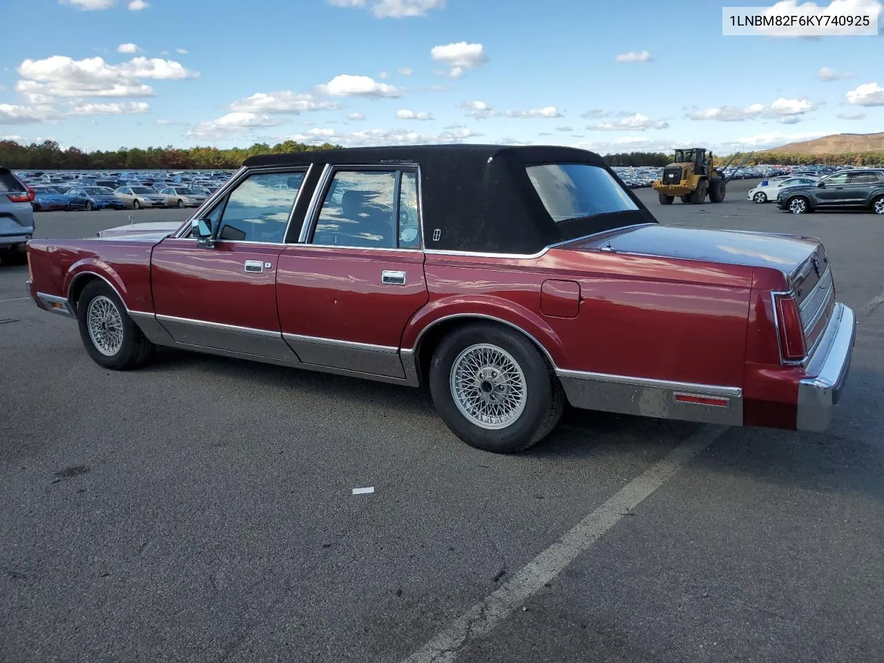 1989 Lincoln Town Car Signature VIN: 1LNBM82F6KY740925 Lot: 75393944