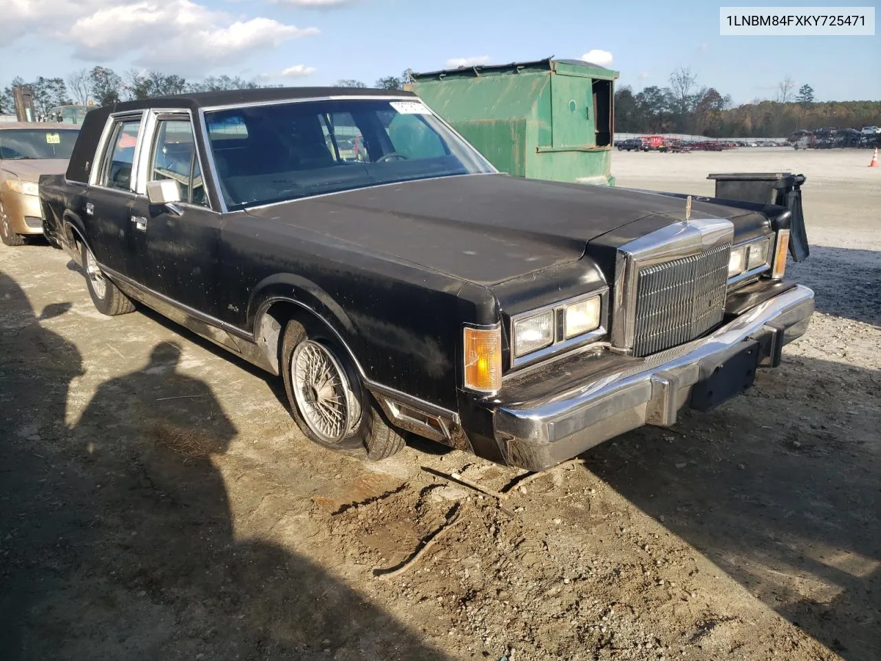 1989 Lincoln Town Car Signature Special VIN: 1LNBM84FXKY725471 Lot: 78778774