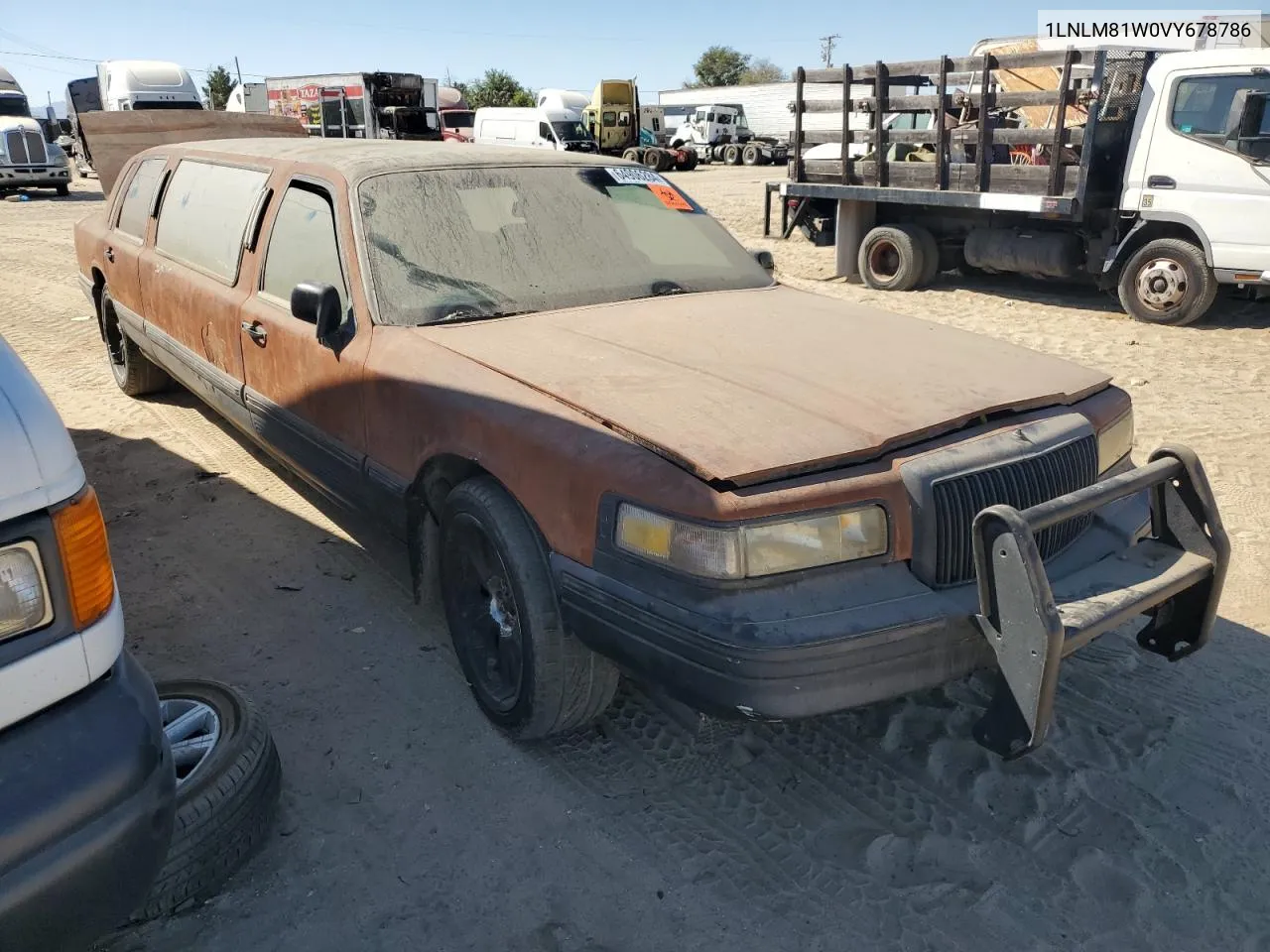 1LNLM81W0VY678786 1997 Lincoln Town Car Executive