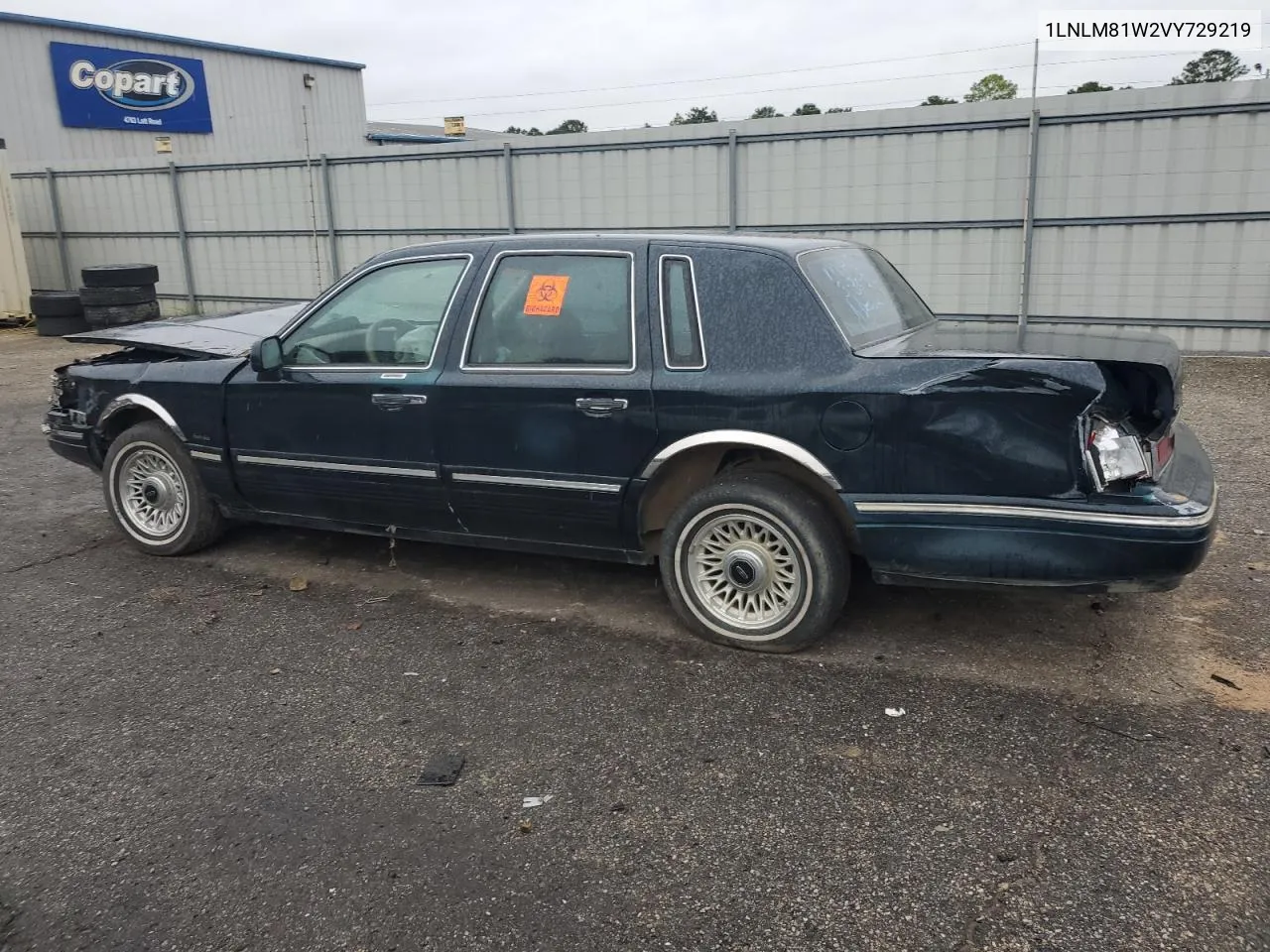 1997 Lincoln Town Car Executive VIN: 1LNLM81W2VY729219 Lot: 70766054