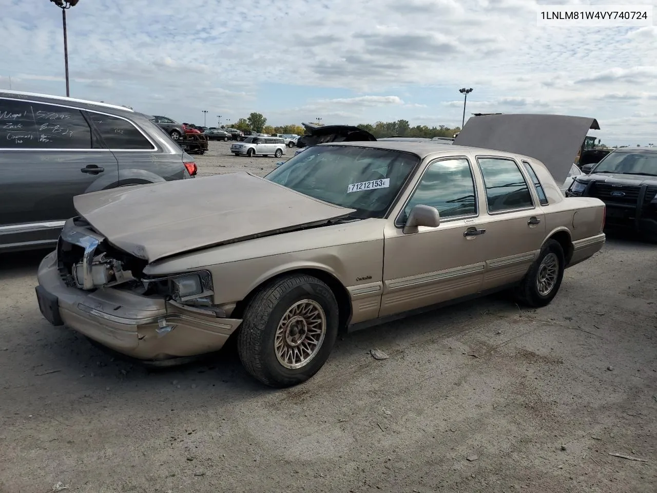 1997 Lincoln Town Car Executive VIN: 1LNLM81W4VY740724 Lot: 71212153