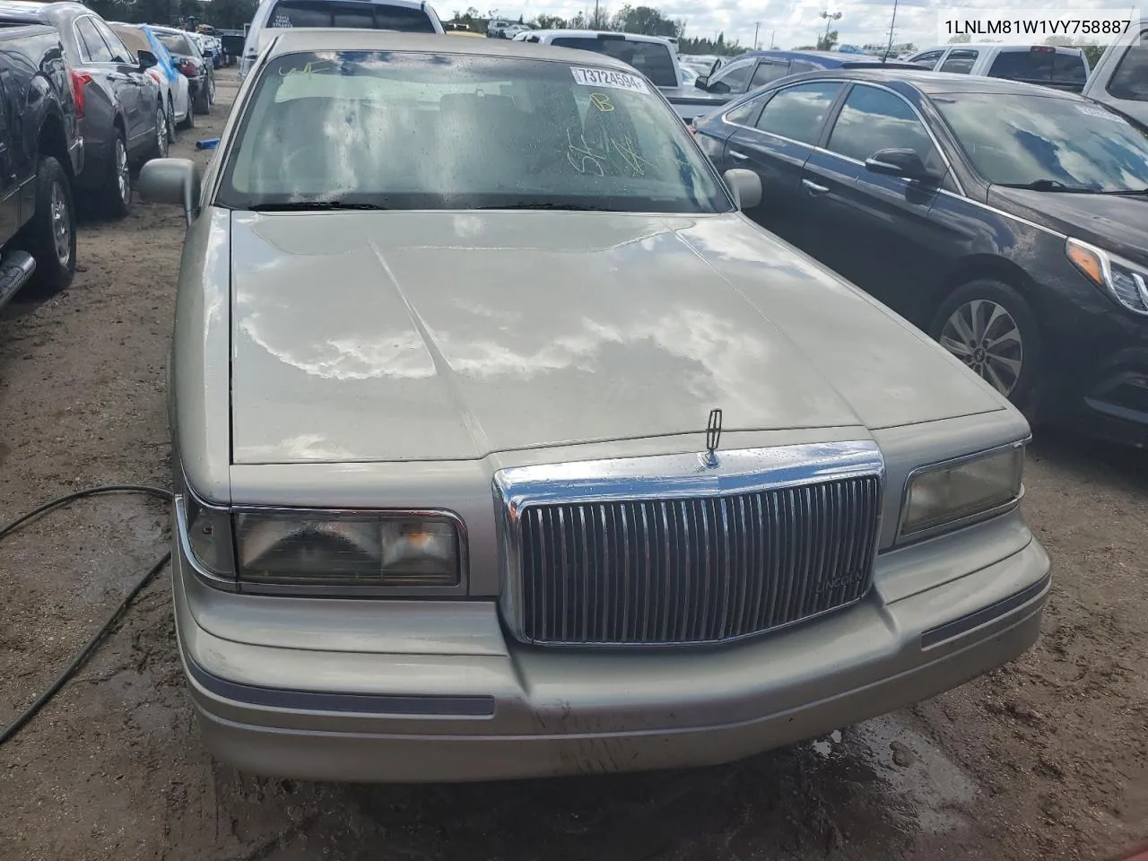 1997 Lincoln Town Car Executive VIN: 1LNLM81W1VY758887 Lot: 73724594