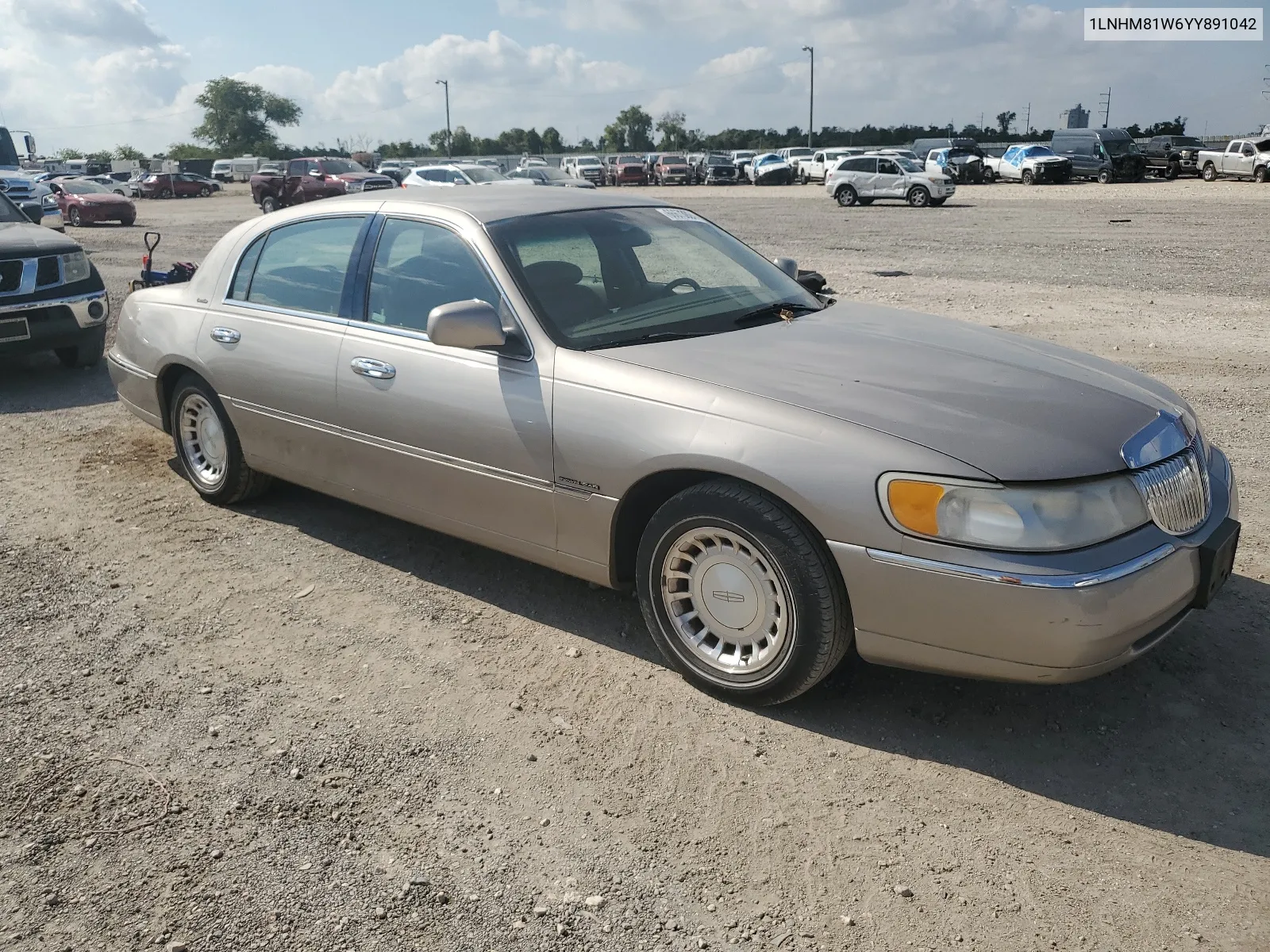 2000 Lincoln Town Car Executive VIN: 1LNHM81W6YY891042 Lot: 66673924