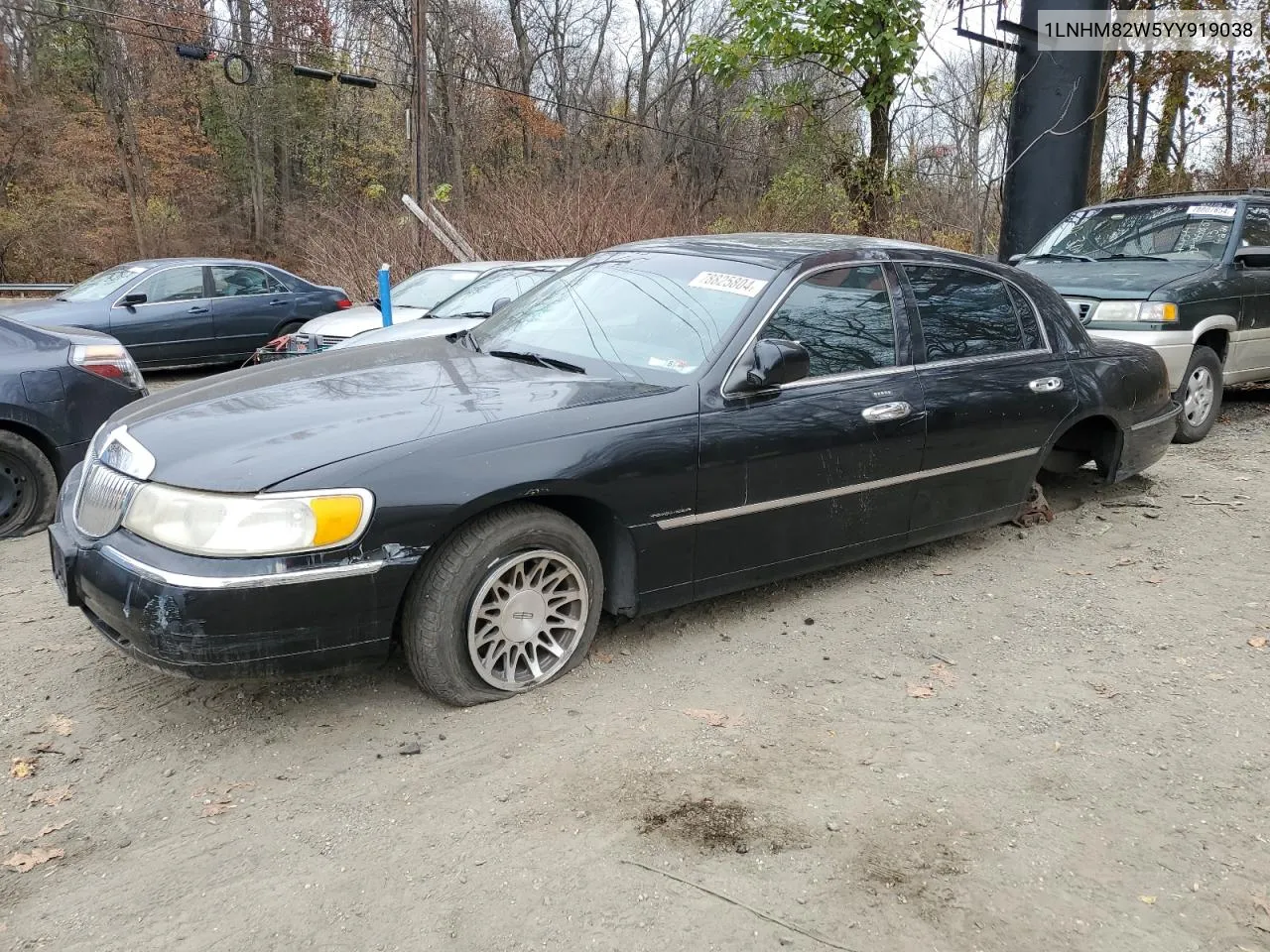 2000 Lincoln Town Car Signature VIN: 1LNHM82W5YY919038 Lot: 78825804