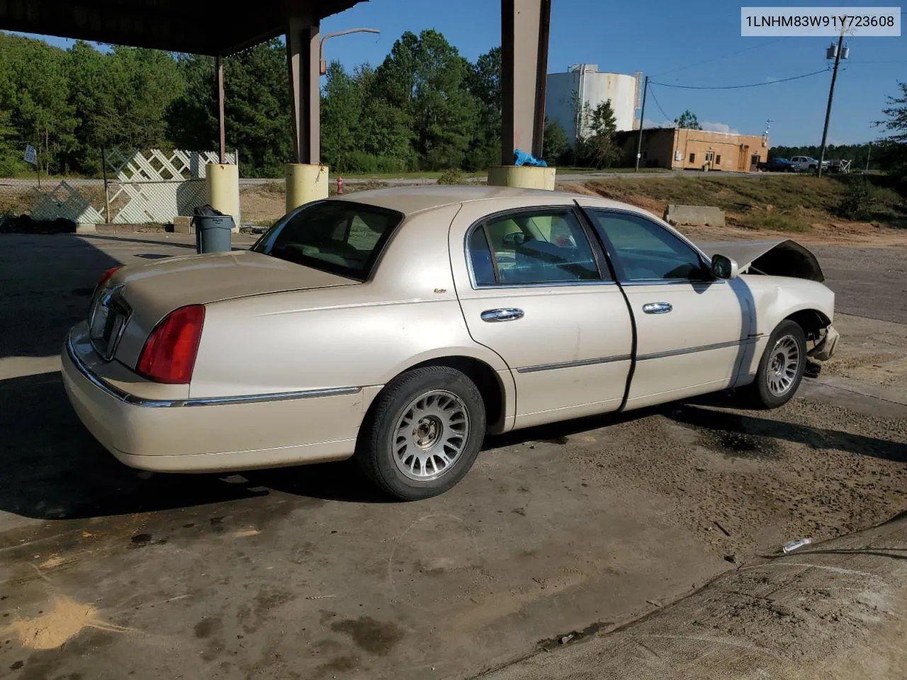 2001 Lincoln Town Car Cartier VIN: 1LNHM83W91Y723608 Lot: 73540414