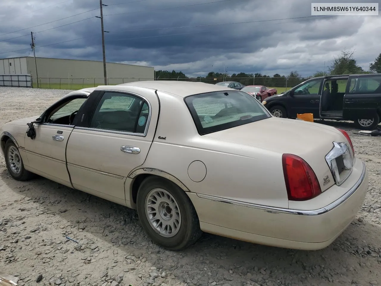 2001 Lincoln Town Car Cartier L VIN: 1LNHM85W61Y640344 Lot: 74755564